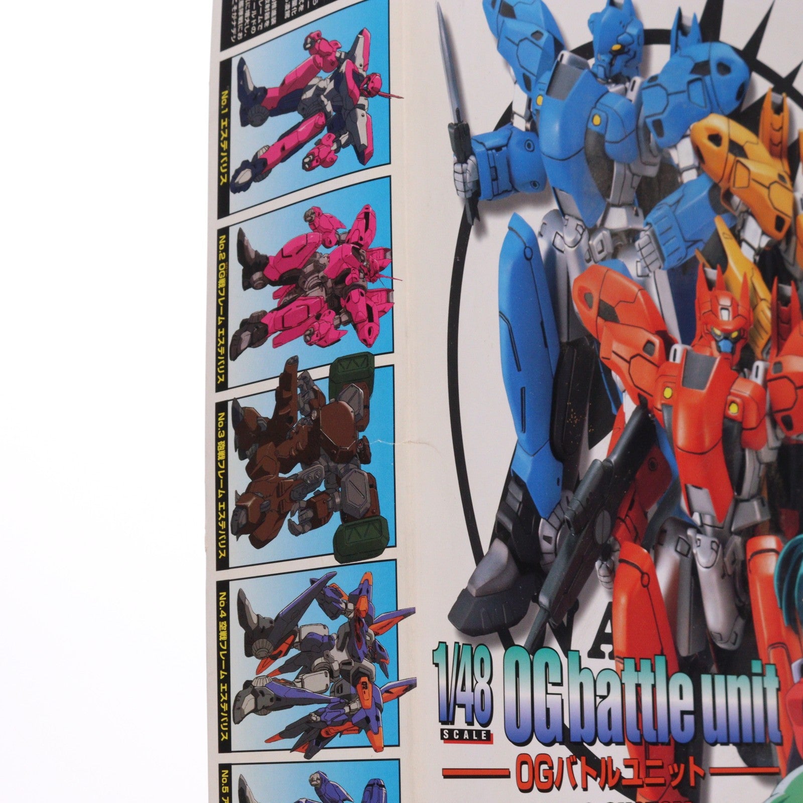 【中古即納】[PTM] HG 1/48 0Gバトルユニット(3体セット) 機体各所フラットメッキ仕様 初回版 機動戦艦ナデシコシリーズNo.6 プラモデル(0059161) バンダイ(19991231)