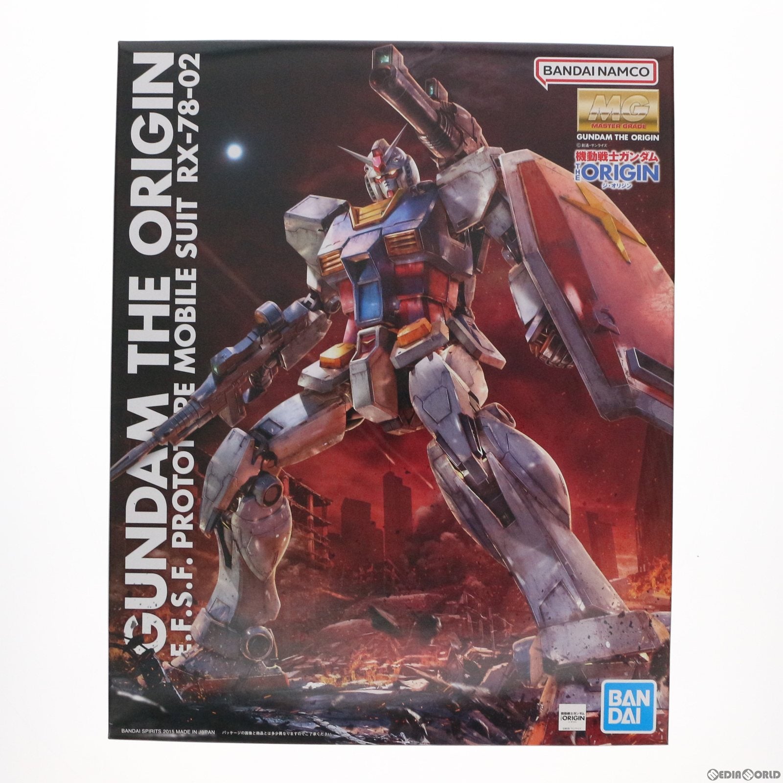 【中古即納】[PTM] MG 1/100 RX-78-2 ガンダム 機動戦士ガンダム THE ORIGIN(ジオリジン) プラモデル(5062847) バンダイスピリッツ(20210729)