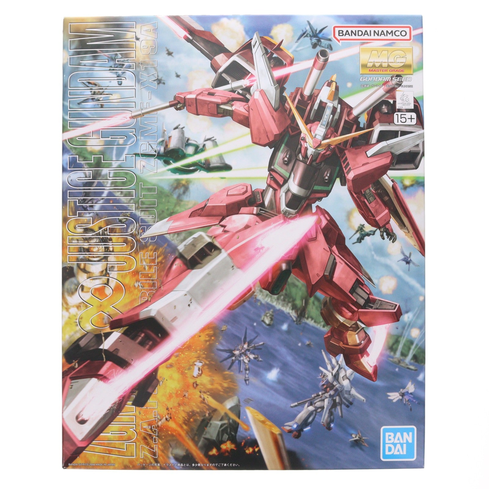 【中古即納】[PTM] (再販) MG 1/100 ZGMF-X19A インフィニットジャスティスガンダム 機動戦士ガンダムSEED DESTINY(シード デスティニー) プラモデル(5063041) バンダイスピリッツ(20251213)