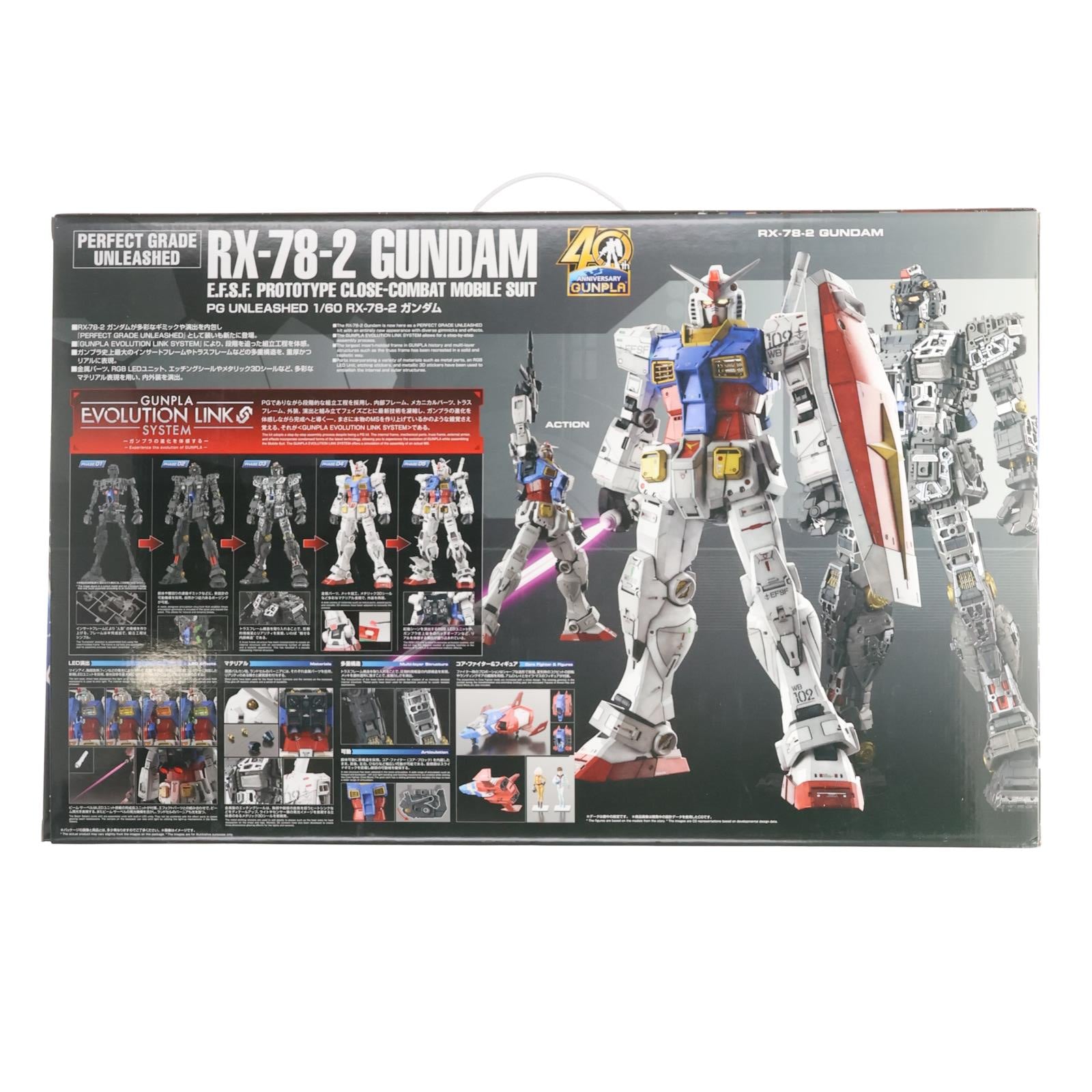【中古即納】[PTM] (再販) PG UNLEASHED 1/60 RX-78-2 ガンダム 機動戦士ガンダム プラモデル(2530615) バンダイスピリッツ(20250601)