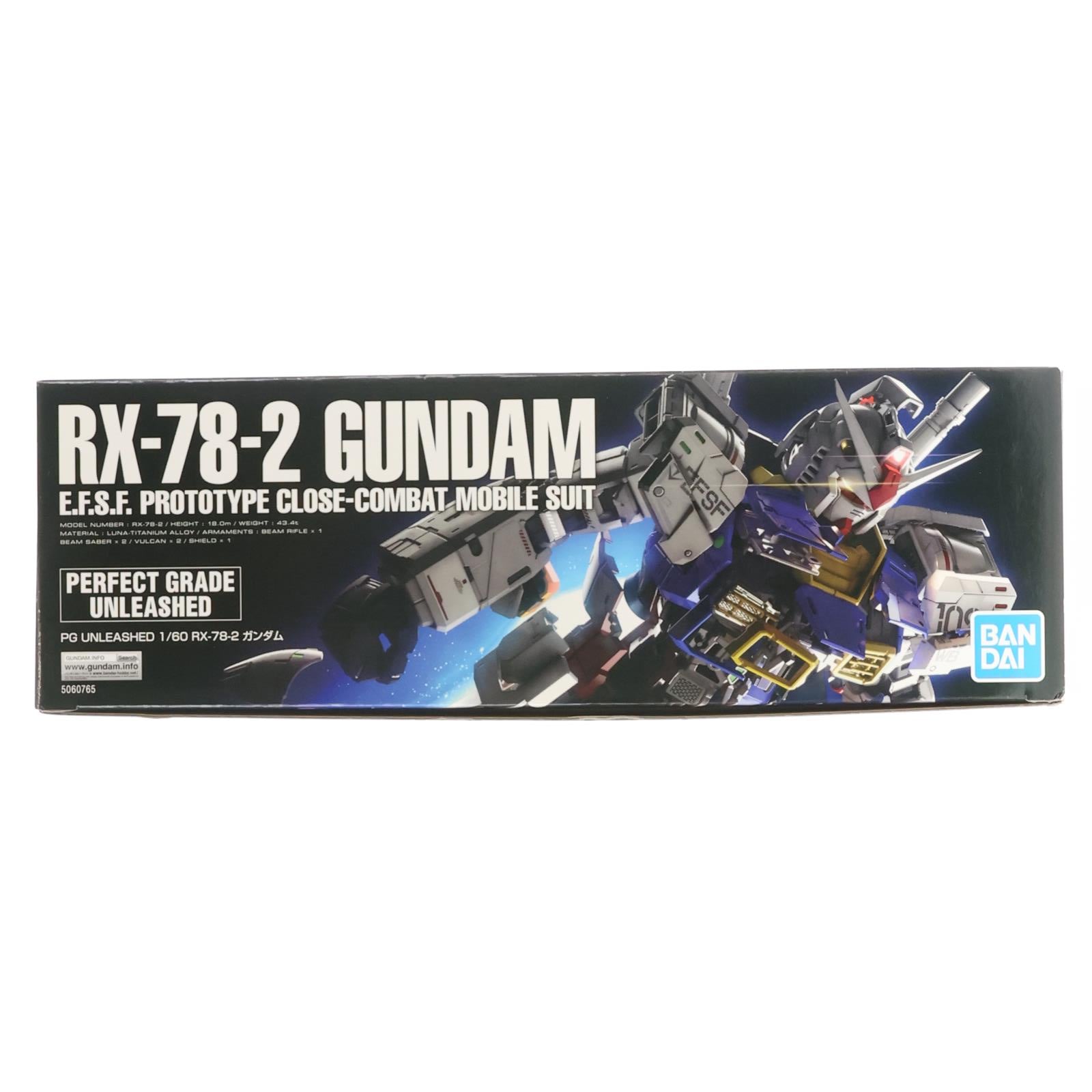【中古即納】[PTM] (再販) PG UNLEASHED 1/60 RX-78-2 ガンダム 機動戦士ガンダム プラモデル(2530615) バンダイスピリッツ(20250601)