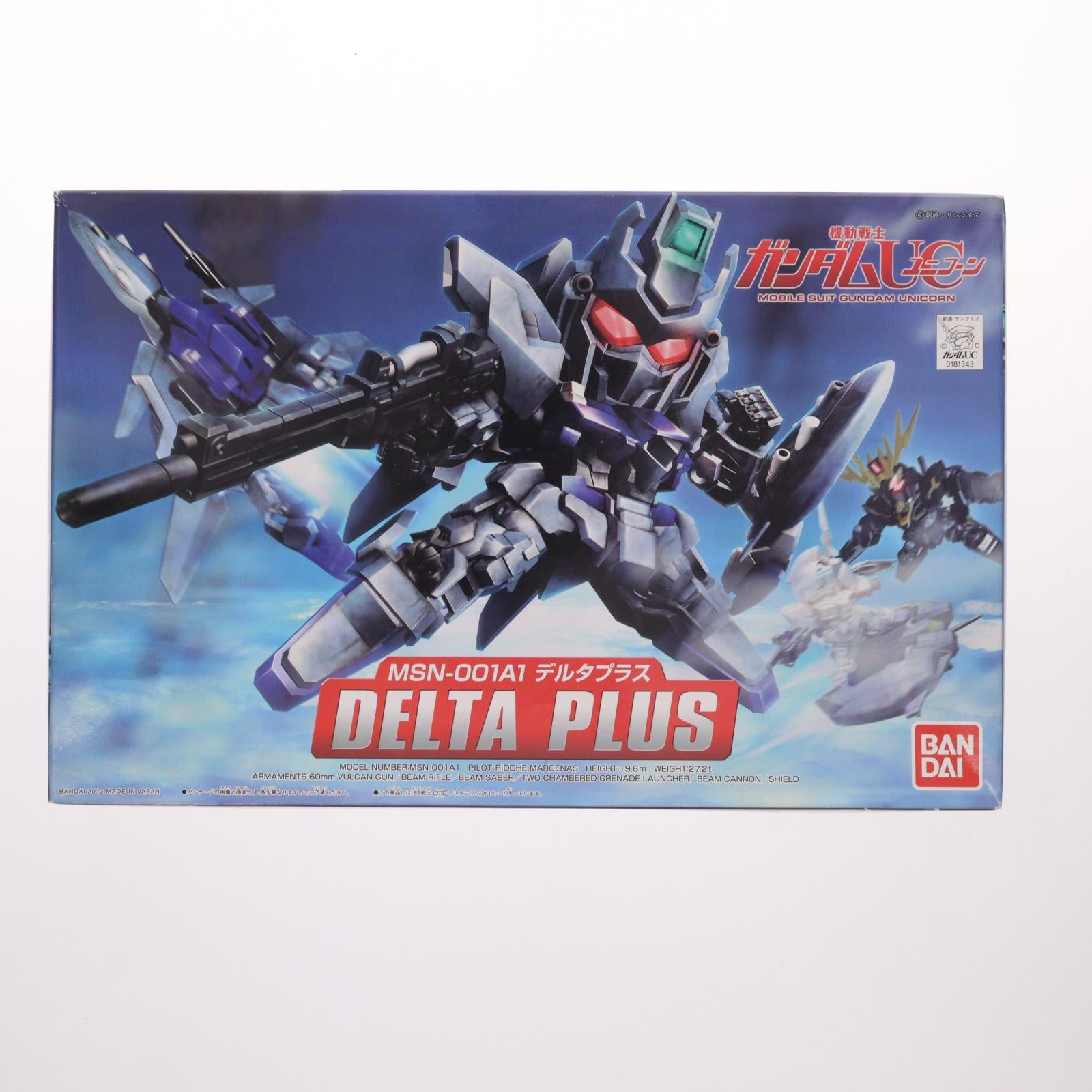 【中古即納】[PTM] SDガンダム BB戦士 379 デルタプラス 機動戦士ガンダムUC(ユニコーン) プラモデル バンダイ(20130920)