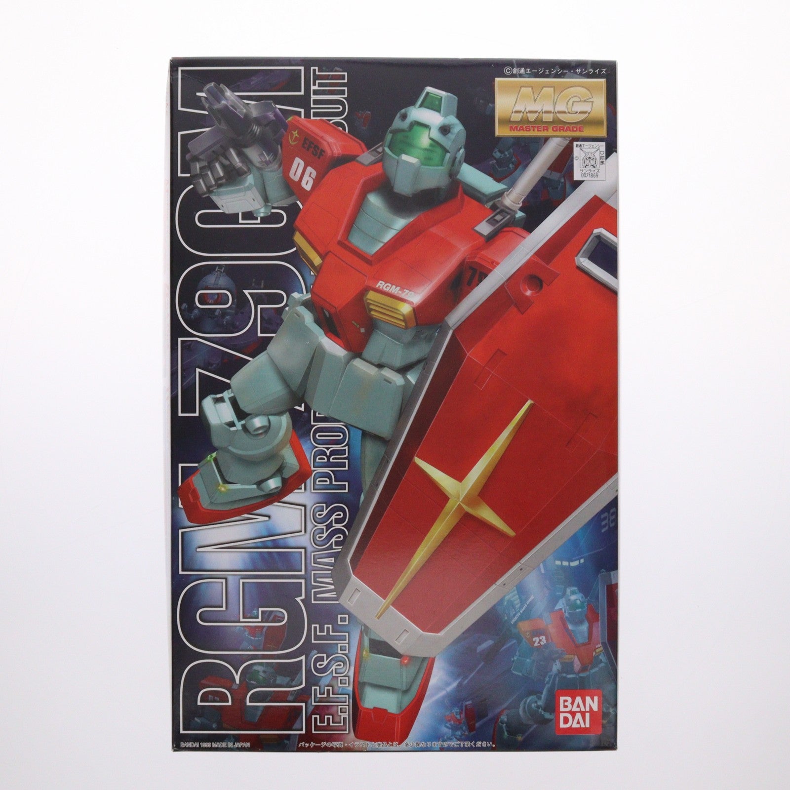 【中古即納】[PTM] MG 1/100 RGM-79 ジム 機動戦士ガンダム プラモデル(0071869) バンダイ(20170224)