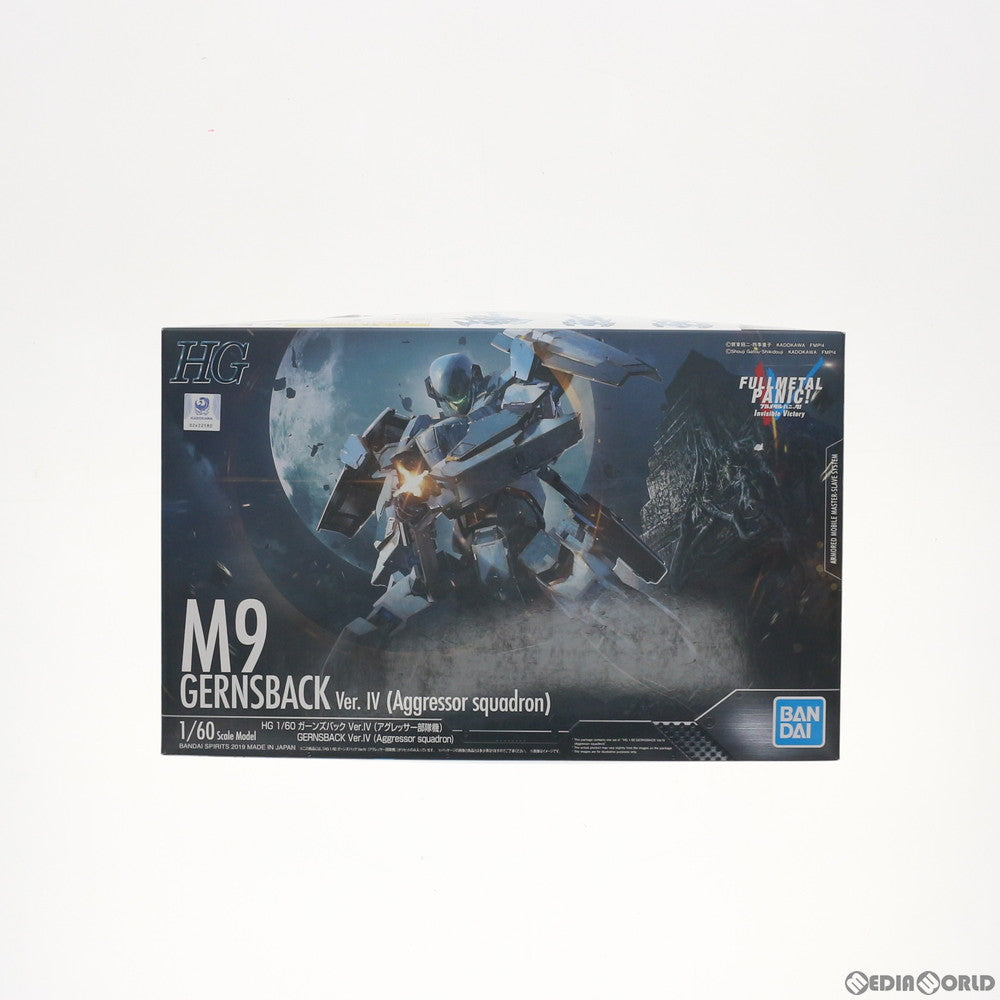【中古即納】[PTM] HG 1/60 ガーンズバックVer.IV(アグレッサー部隊機) フルメタル・パニック! Invisible Victory(インビジブル ヴィクトリー) プラモデル バンダイスピリッツ(20190309)