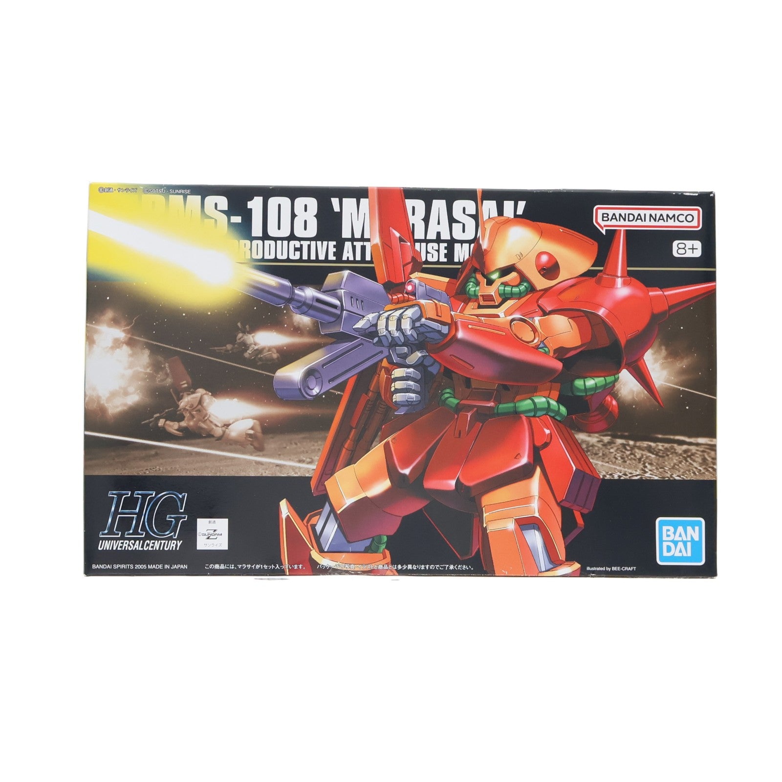 【中古即納】[PTM] (再販) HGUC 1/144 RMS-108 マラサイ 機動戦士Zガンダム プラモデル バンダイスピリッツ(20250904)