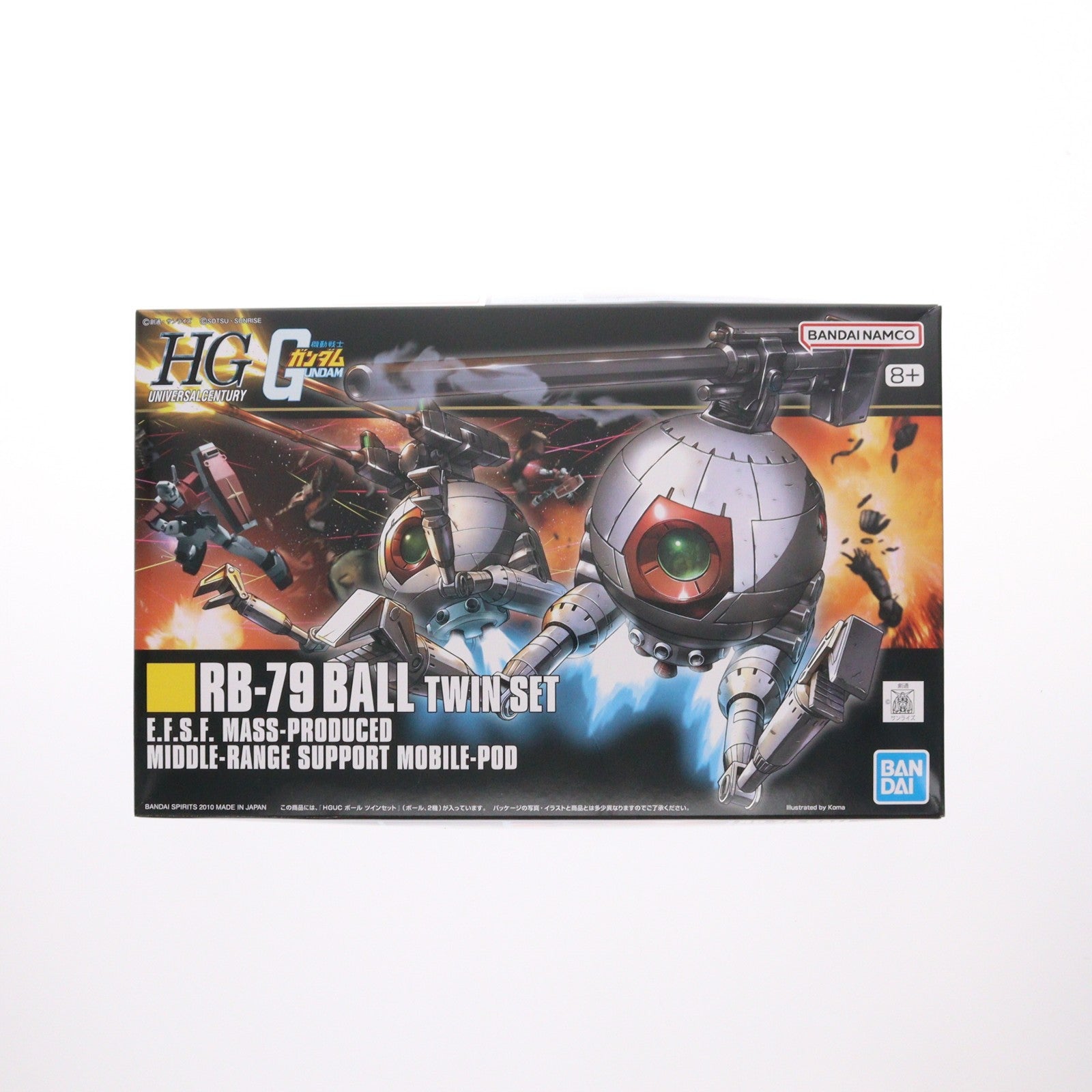 【中古即納】[PTM] (再販) HGUC 1/144 RB-79 ボール ツインセット 機動戦士ガンダム プラモデル バンダイスピリッツ(20250719)