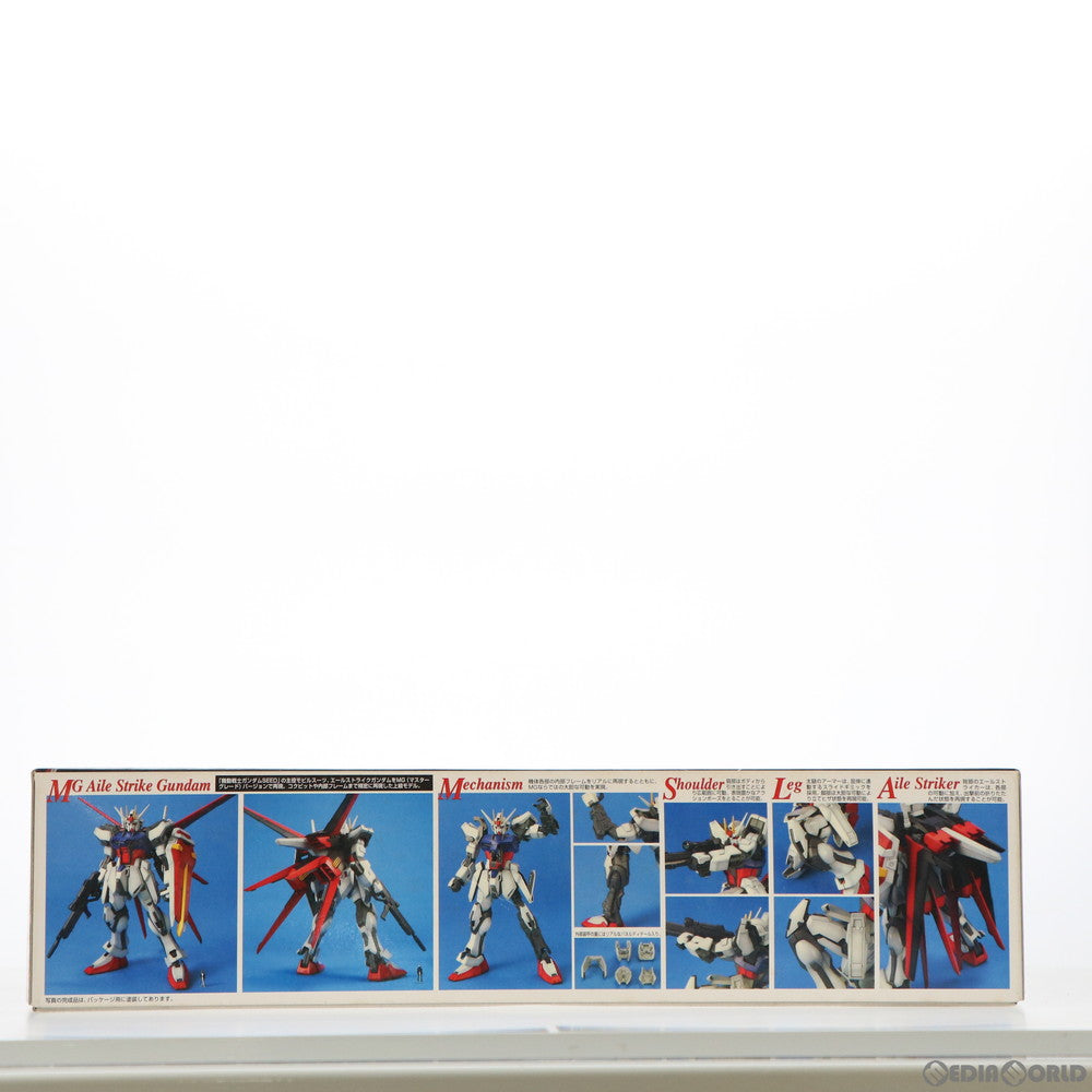 【中古即納】[PTM] MG 1/100 GAT-X105 エールストライクガンダム 機動戦士ガンダムSEED(シード) プラモデル(0122242) バンダイ(20080531)