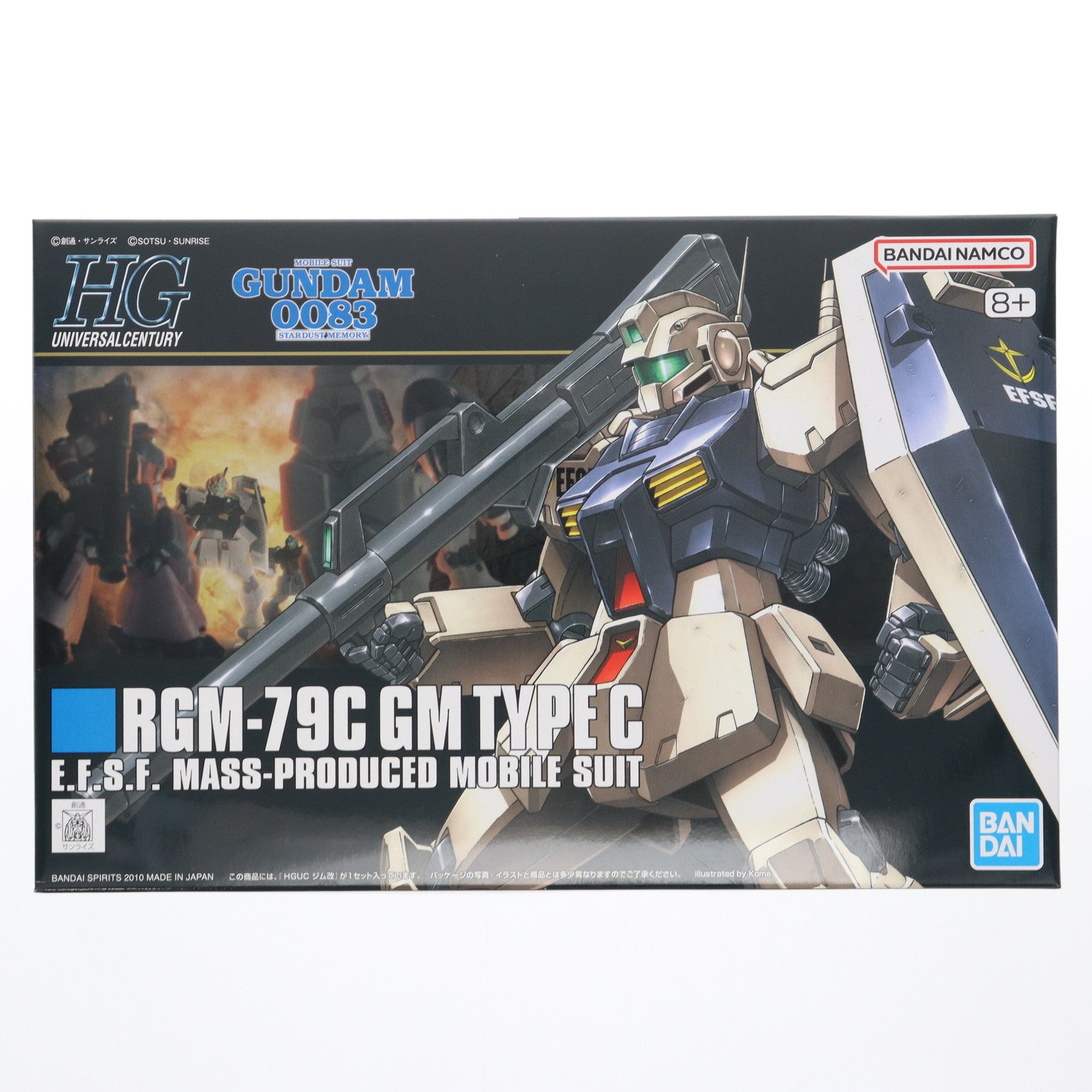 【中古即納】[PTM] (再販) HGUC 1/144 RGM-79C ジム改 機動戦士ガンダム0083 STARDUST MEMORY(スターダストメモリー) プラモデル(5059163) バンダイスピリッツ(20250827)