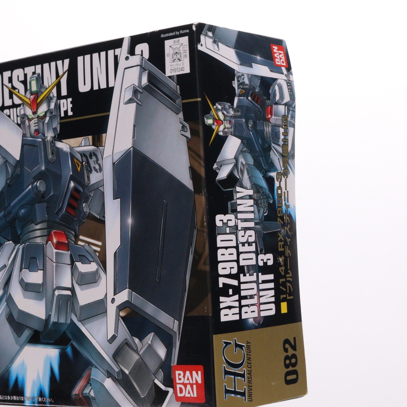 【中古即納】[PTM] HGUC 1/144 RX-79BD-3 ブルーディスティニー 3号機 機動戦士ガンダム外伝 THE BLUE DESTINY プラモデル(0151240) バンダイ(20070930)