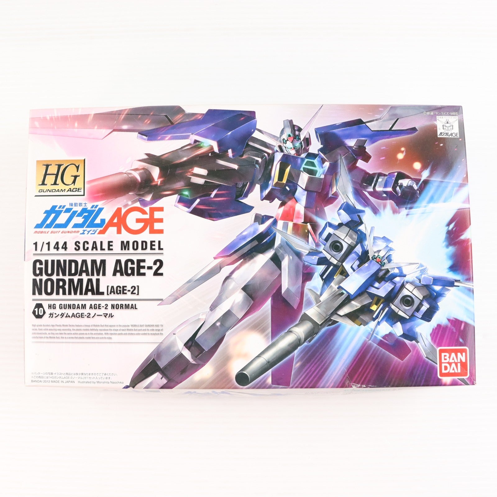 【中古即納】[PTM] HG 1/144 ガンダムAGE-2 ノーマル 機動戦士ガンダムAGE(エイジ) プラモデル バンダイ(20171129)