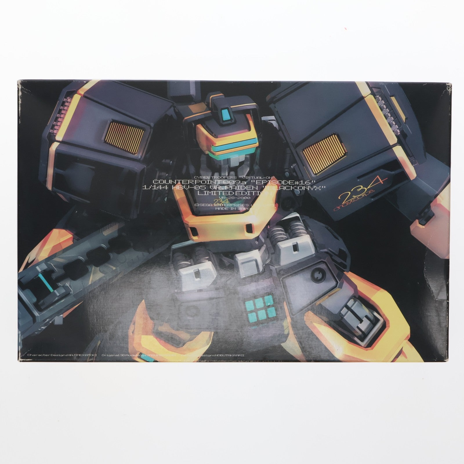 【中古即納】[PTM] 1/144 HBV-05 ライデン ブラックオニキス リミテッドエディション 電脳戦機バーチャロン COUNTERPOINT 009a Episode#16 プラモデル ウェーブ(WAVE)(19991231)