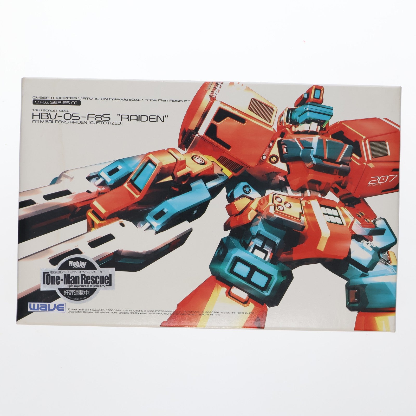 【中古即納】[PTM] 1/144 ミミー・サルペン専用ライデン 電脳戦機バーチャロン One-Man Rescue V.R.V.シリーズ プラモデル ウェーブ(WAVE)(19991002)
