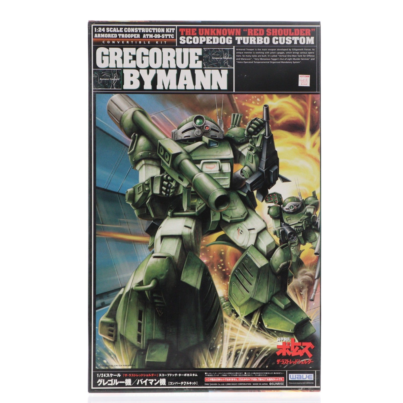 【中古即納】[PTM] 1/24 ATM-09-STTC スコープドッグ ターボカスタム グレゴルー機/バイマン機 コンバーチブルキット 装甲騎兵ボトムズ ザ・ラストレッドショルダー プラモデル(BK-83) ウェーブ(WAVE)(19991231)