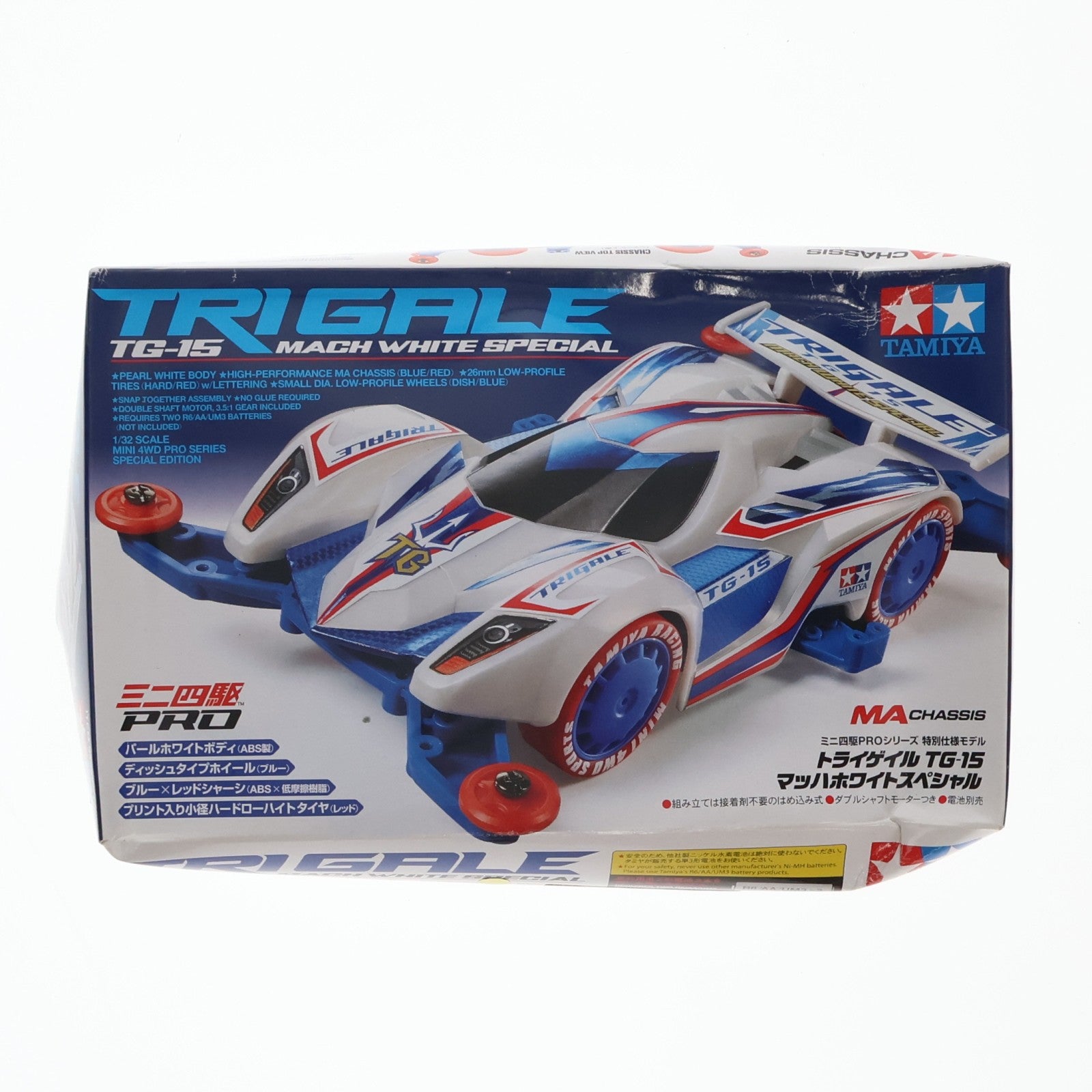 【中古即納】[PTM] ブンカ流通限定 ミニ四駆PROシリーズ 特別限定モデル 1/32 トライゲイル TG-15 マッハホワイトスペシャル プラモデル(92337) タミヤ(20151218)