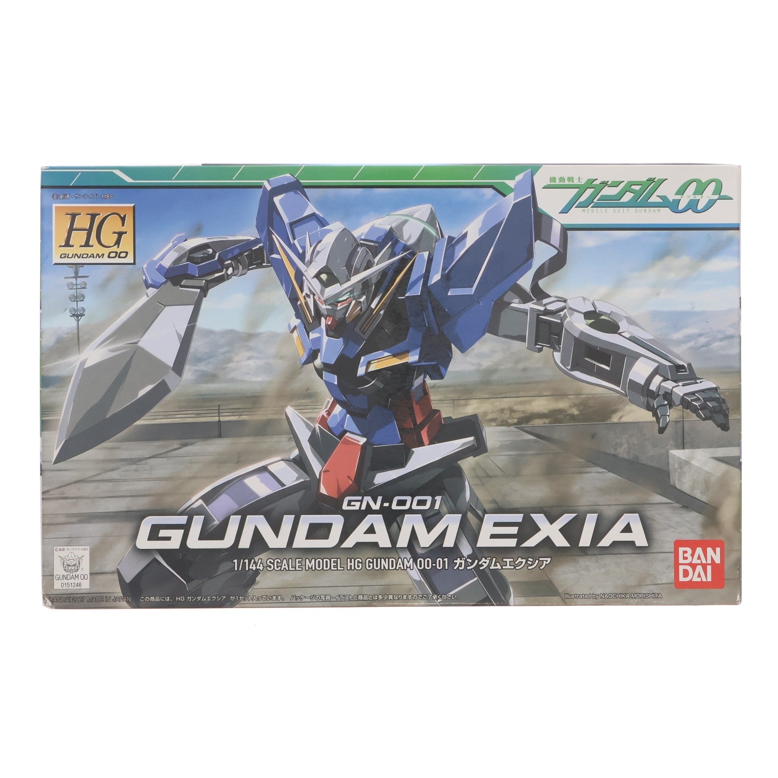 【中古即納】[PTM] HG 1/144 GN-001 ガンダムエクシア 機動戦士ガンダム00(ダブルオー) プラモデル(0151246) バンダイ(20181110)