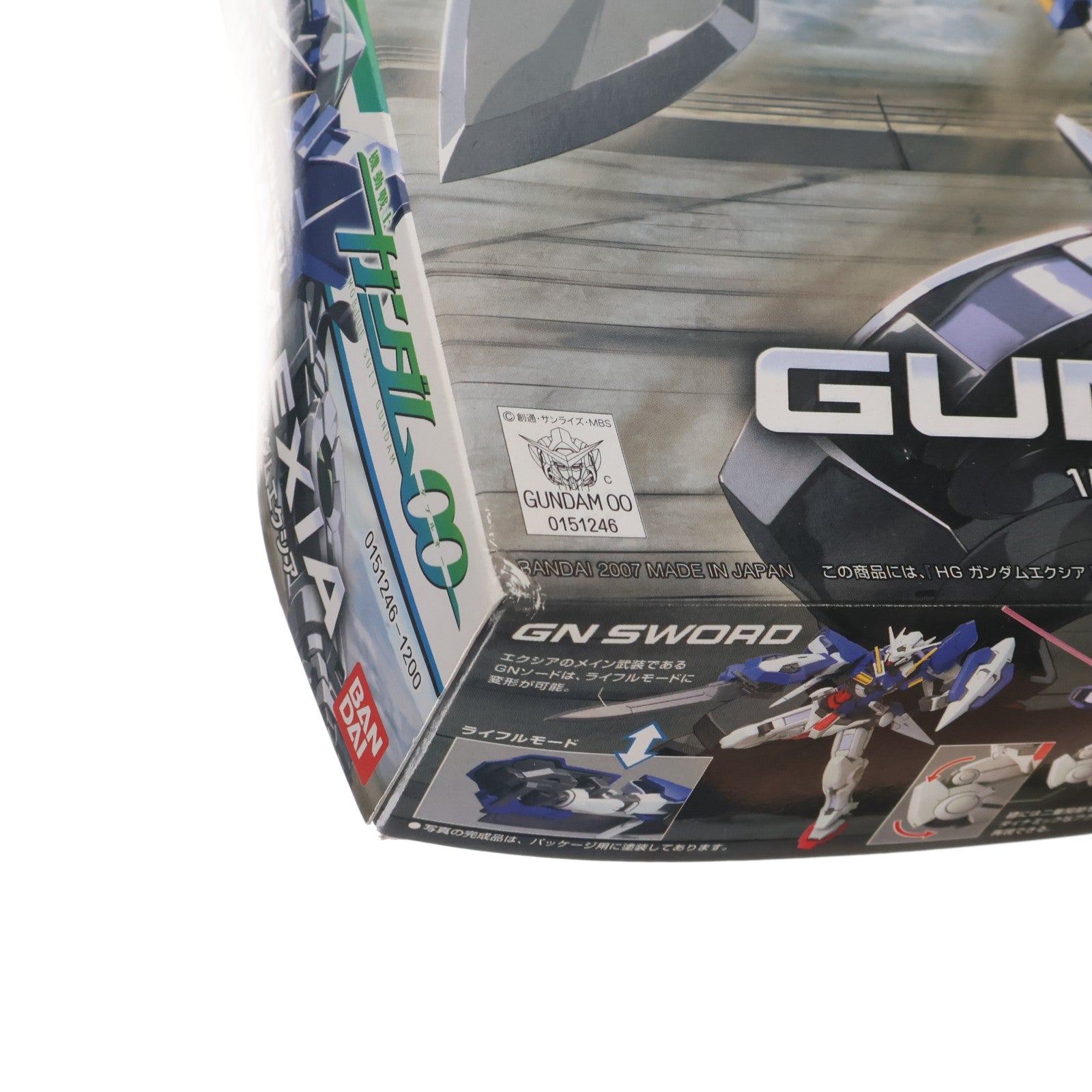 【中古即納】[PTM] HG 1/144 GN-001 ガンダムエクシア 機動戦士ガンダム00(ダブルオー) プラモデル(0151246) バンダイ(20181110)