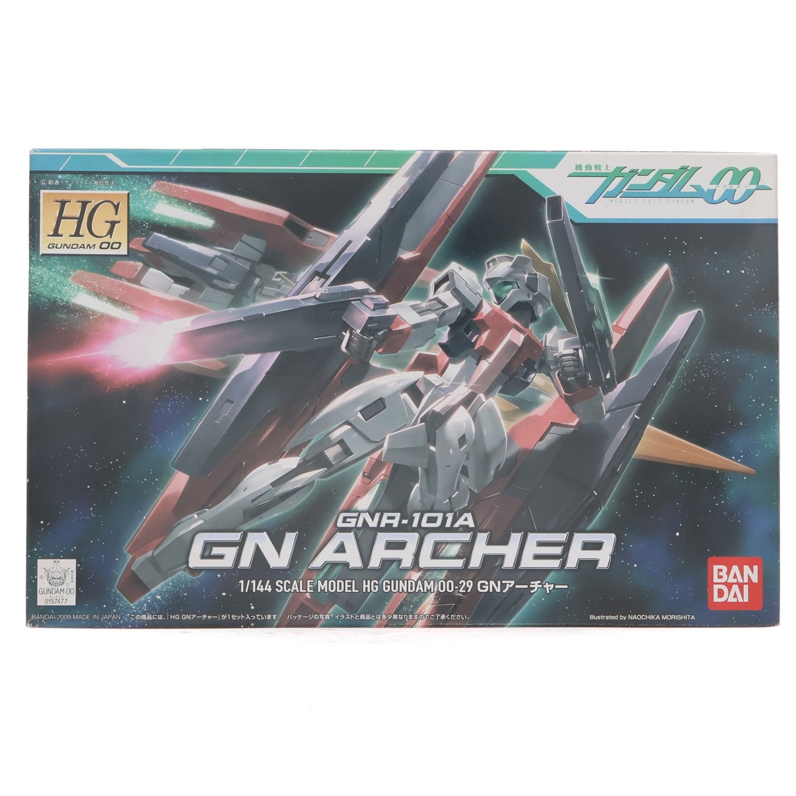 【中古即納】[PTM] HG 1/144 GNR-101A GNアーチャー 機動戦士ガンダム00(ダブルオー) プラモデル(0157477) バンダイ(20170421)