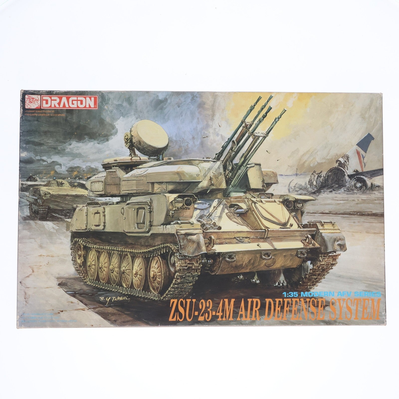 【中古即納】[PTM] MODERN AFV SERIES 1/35 ZSU-23-4M AIR DEFENSE SYSTEM プラモデル(3518) DRAGON(ドラゴン)(19911231)
