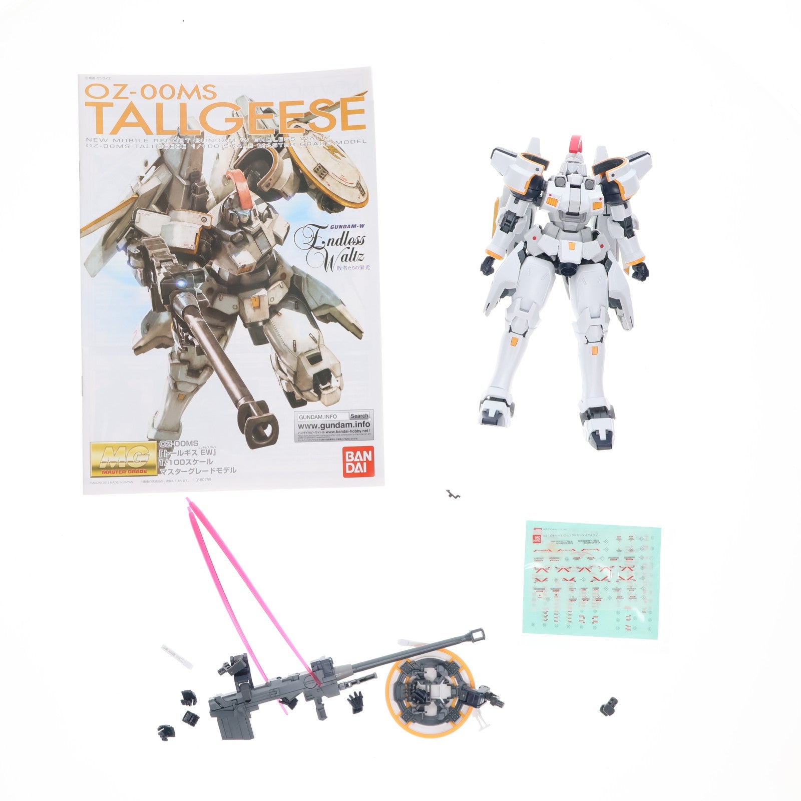 【中古即納】[PTM] MG 1/100 OZ-00MS トールギス EW 新機動戦記ガンダムW Endless Waltz(エンドレスワルツ) 敗者たちの栄光 プラモデル(0180759) バンダイ(20130129)