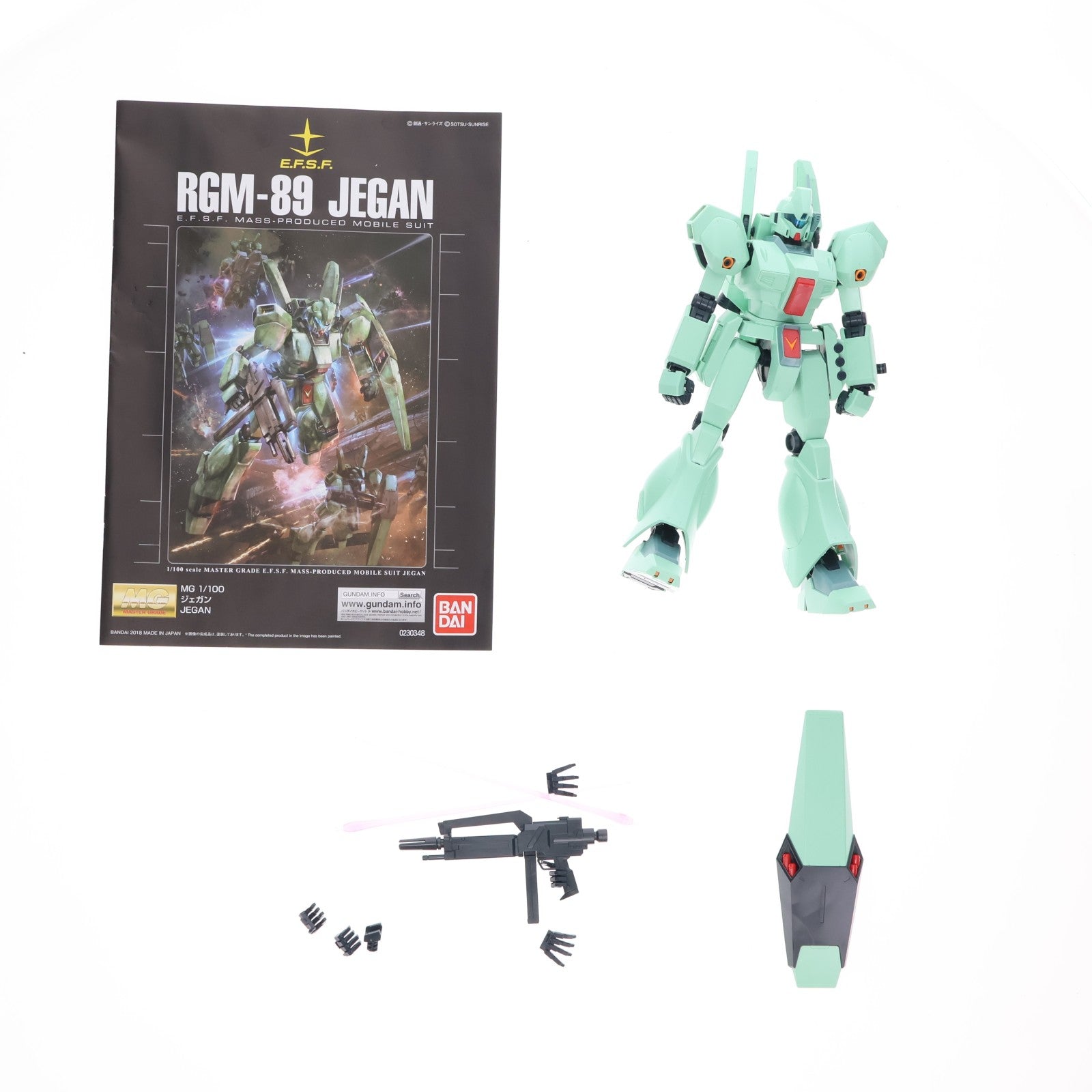 【中古即納】[PTM] MG 1/100 RGM-89 ジェガン 機動戦士ガンダム 逆襲のシャア プラモデル(0230348) バンダイ(20180714)
