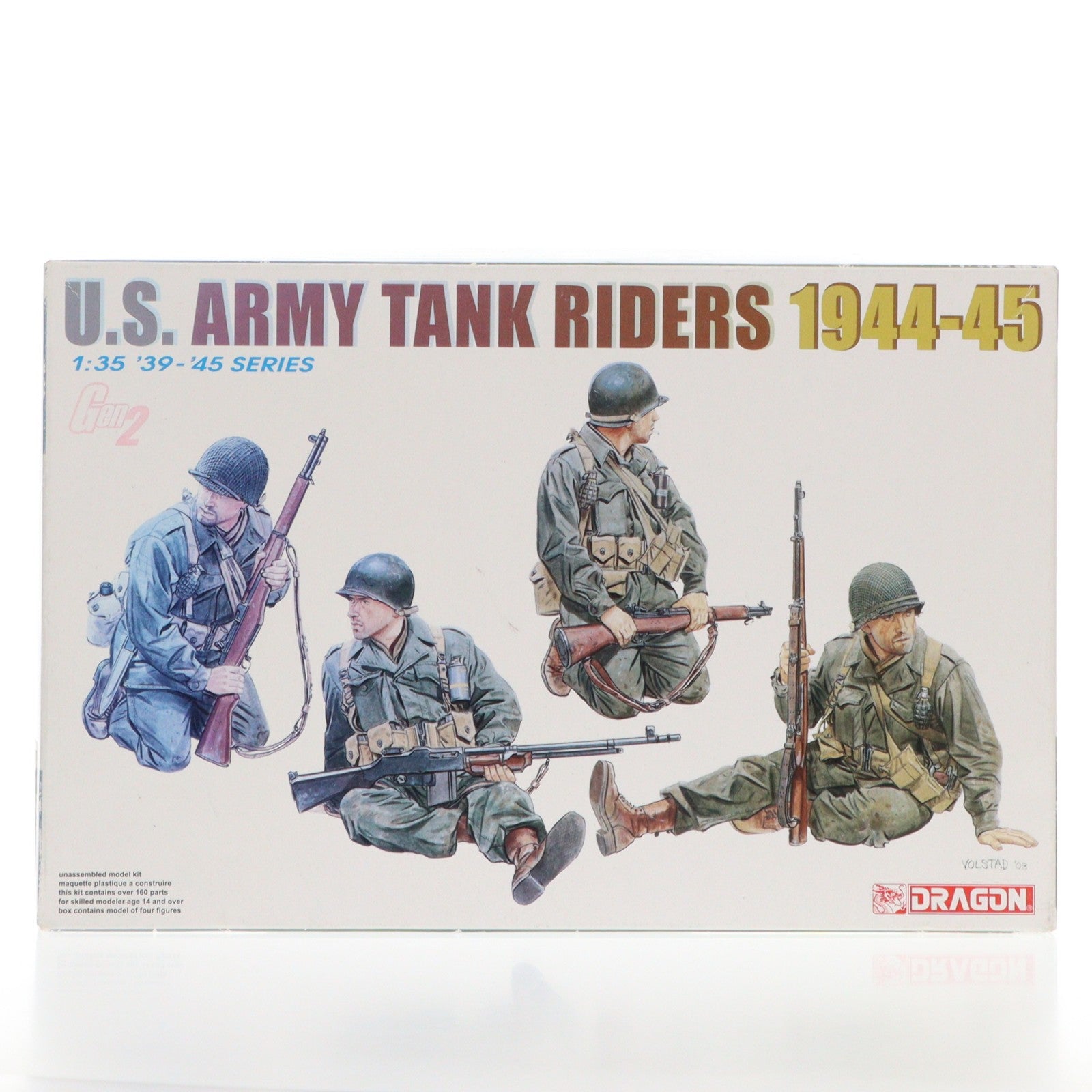 【中古即納】[PTM] '39-'45 SERIES 1/35 U.S.アーミー タンクライダーズ 1944-45 U.S. ARMY TANK RIDERS 1944-45 プラモデル(6378) DRAGON(ドラゴン)(20111202)