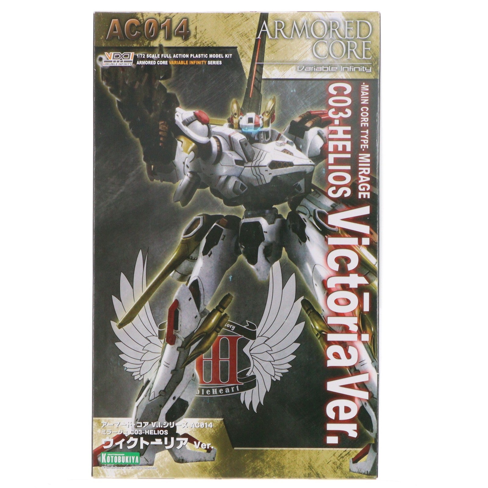 【中古即納】[PTM] (再販) V.I.シリーズ 1/72 ミラージュ C03-HELIOS ヘリオス ウィクトーリアVer. ARMORED CORE BRAVE NEW WORLD(アーマード・コア ブレイブニュー ワールド) プラモデル(VI051X) コトブキヤ(20250321)