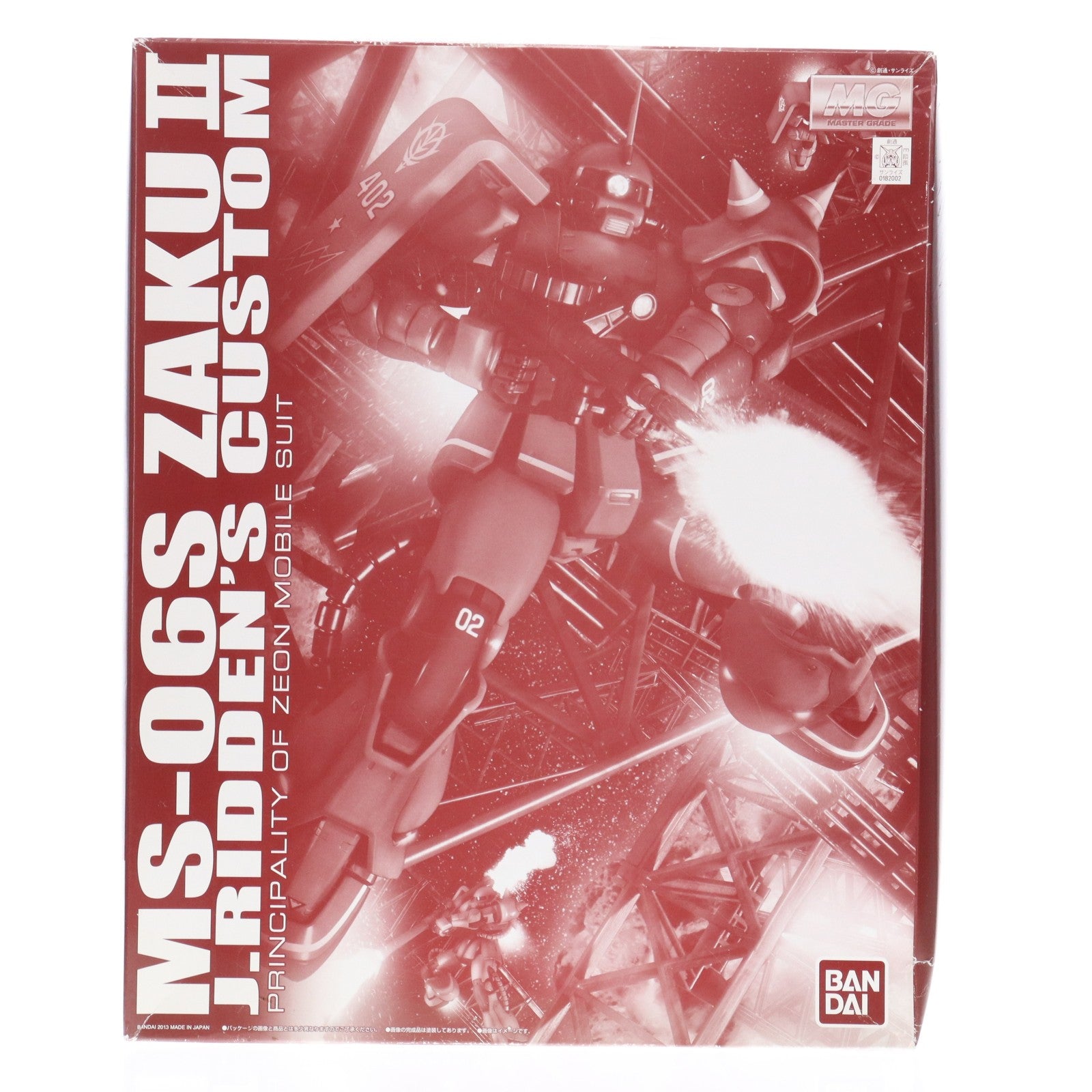 【中古即納】[PTM] プレミアムバンダイ限定 MG 1/100 MS-06S ジョニー・ライデン専用ザクII 機動戦士ガンダムMSV-R プラモデル(0182002) バンダイ(19991231)