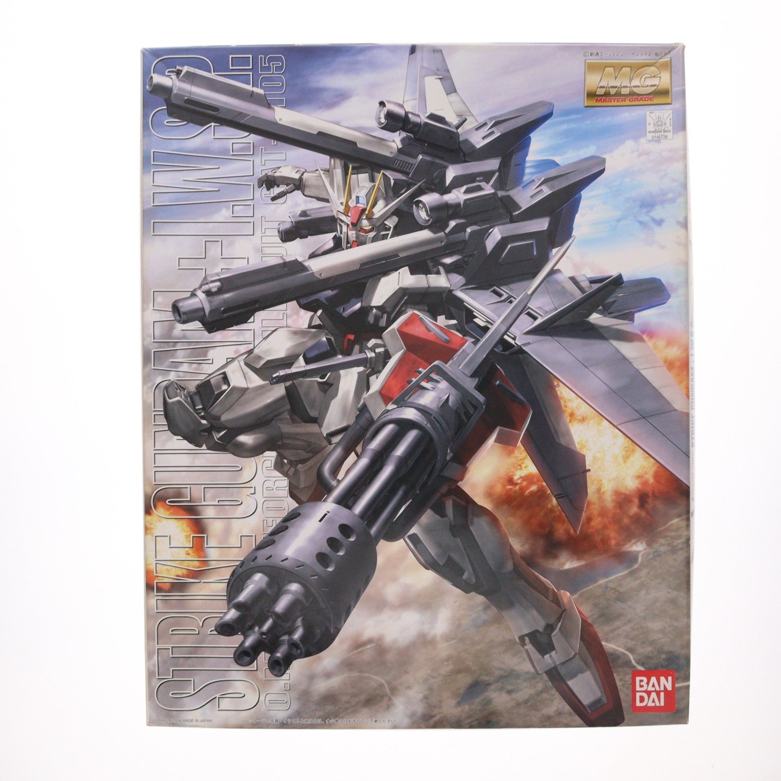 【中古即納】[PTM] MG 1/100 GAT-X105 ストライクガンダム + IWSP 機動戦士ガンダムSEED(シード) プラモデル(0146728) バンダイ(20061029)