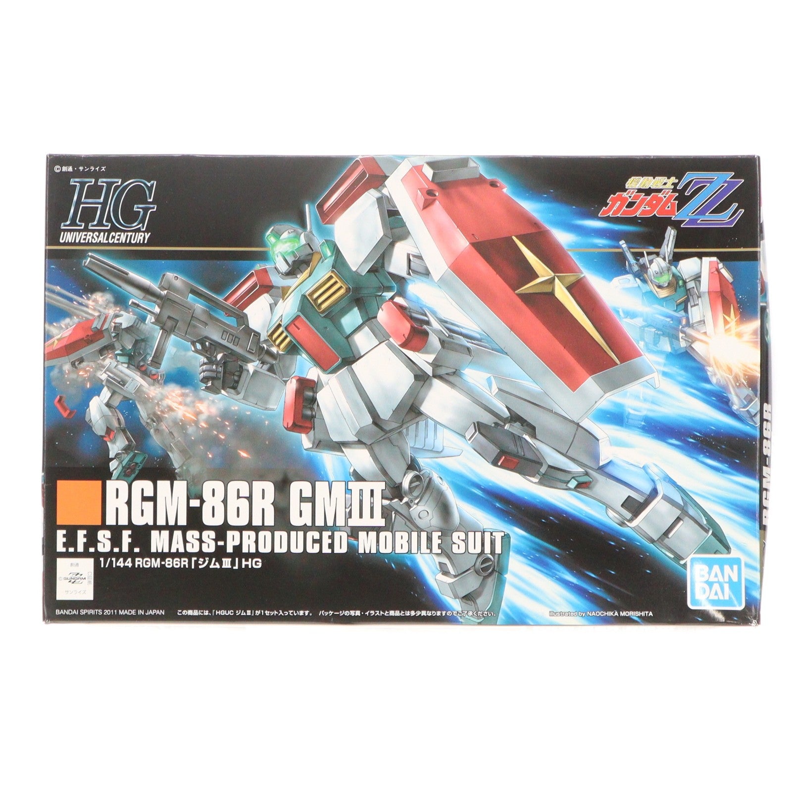 【中古即納】[PTM] (再販) HGUC 1/144 RGM-86R ジムIII 機動戦士ガンダムZZ(ダブルゼータ) プラモデル(5055882) バンダイスピリッツ(20250326)