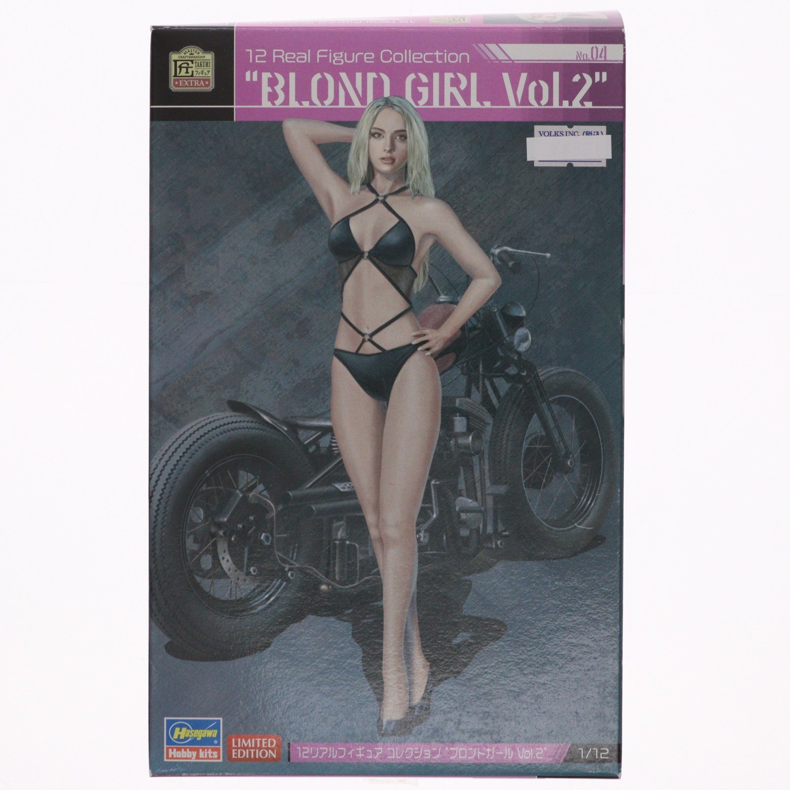 【中古即納】[PTM] 12リアルフィギュア コレクション No.4 1/12 ブロンドガール Vol.2 レジンキャストキット プラモデル(SP475) ハセガワ(20210123)