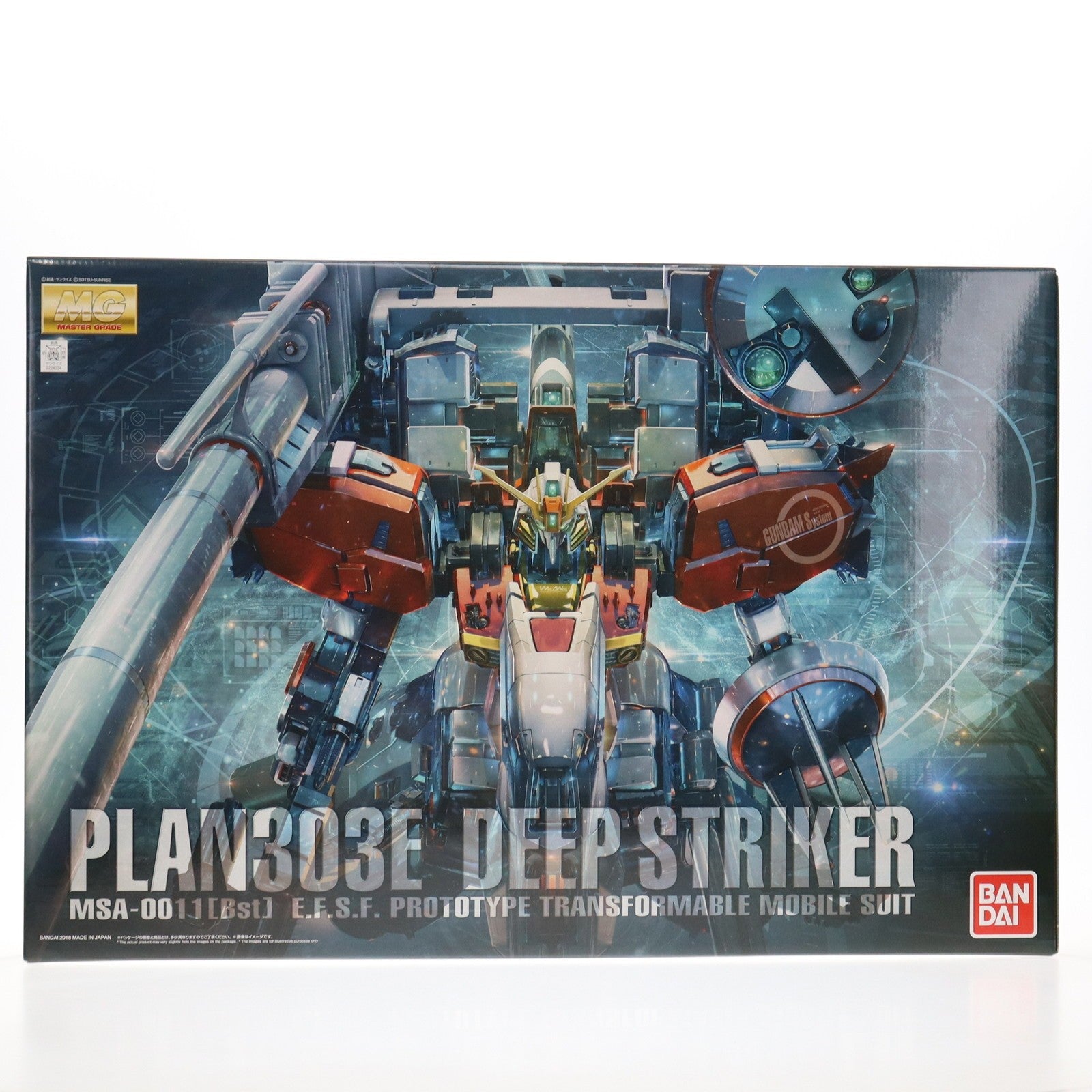 【中古即納】[PTM] MG 1/100 MSA-0011[Bst] PLAN303E ディープストライカー ガンダム・センチネル プラモデル(0224034) バンダイ(20180317)