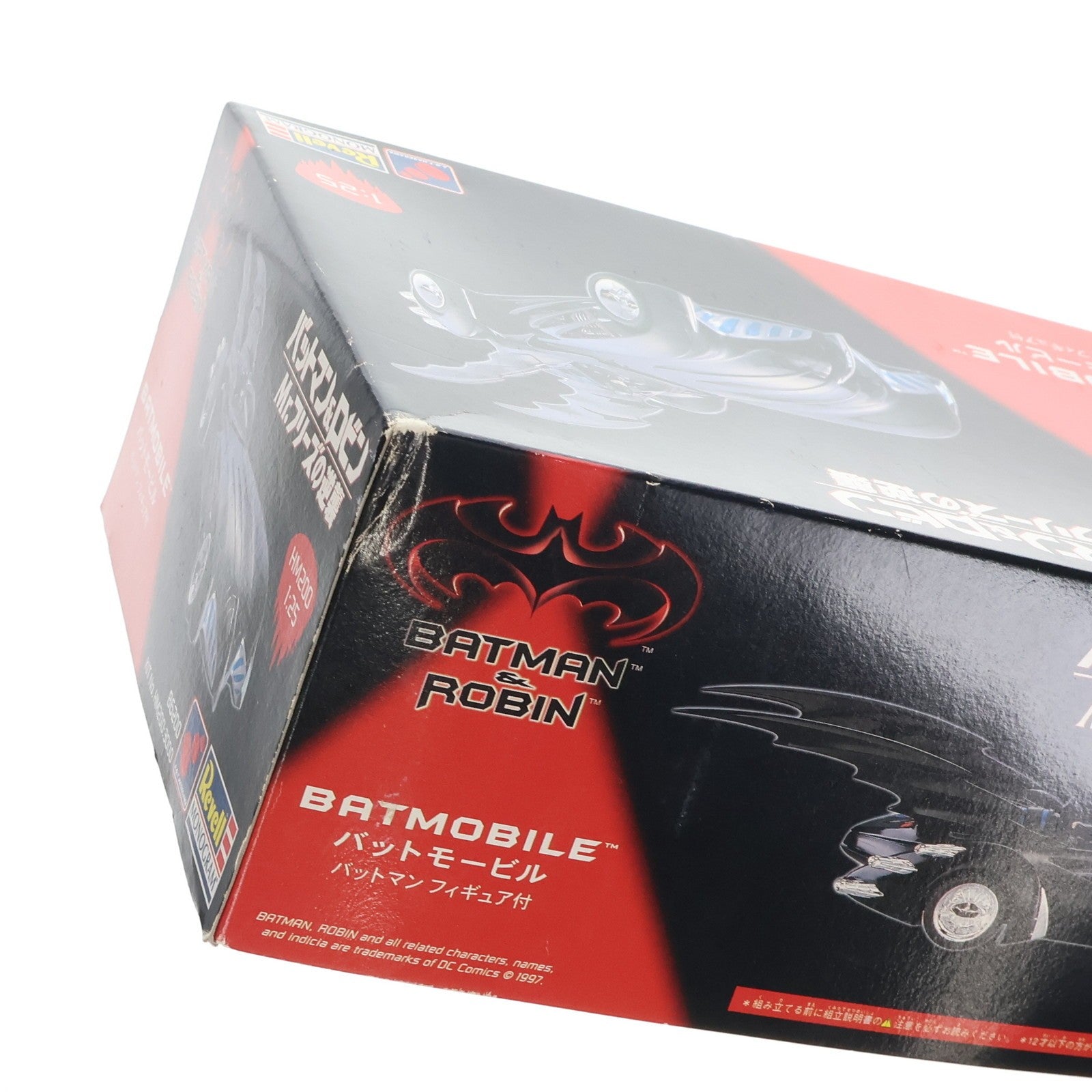 【中古即納】[PTM] 1/25 バットモービル バットマンフィギュア付き BATMAN & ROBIN(バットマン&ロビン Mr.フリーズの逆襲) プラモデル(HM200) MONOGRAM(モノグラム)(19970730)