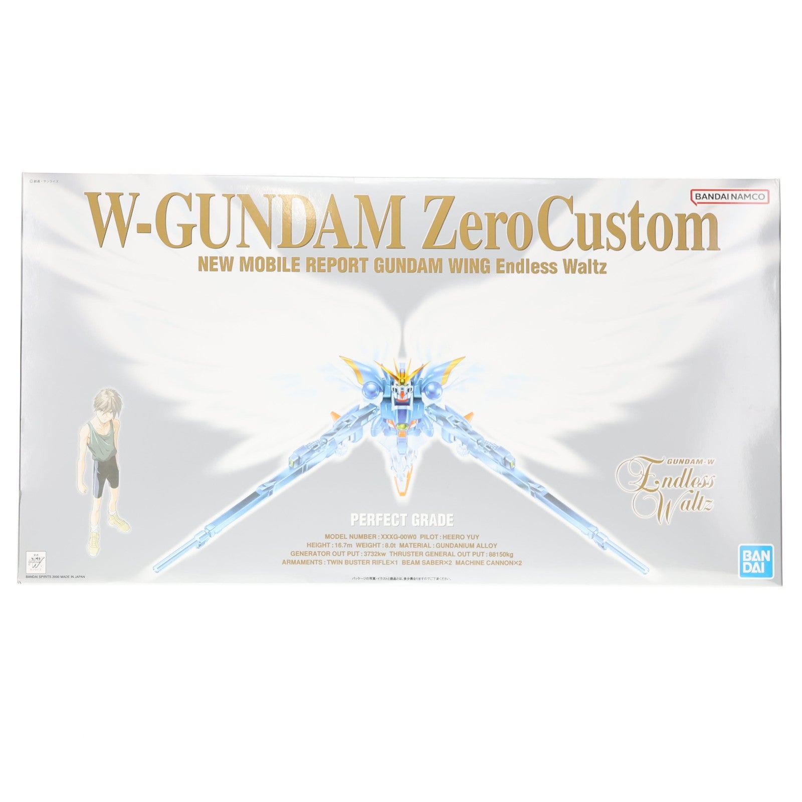 【中古即納】[PTM] (再販) PG 1/60 XXXG-00W0 ウイングガンダムゼロカスタム 新機動戦記ガンダムW Endless Waltz(エンドレスワルツ) プラモデル(5063825) バンダイスピリッツ(20241002)