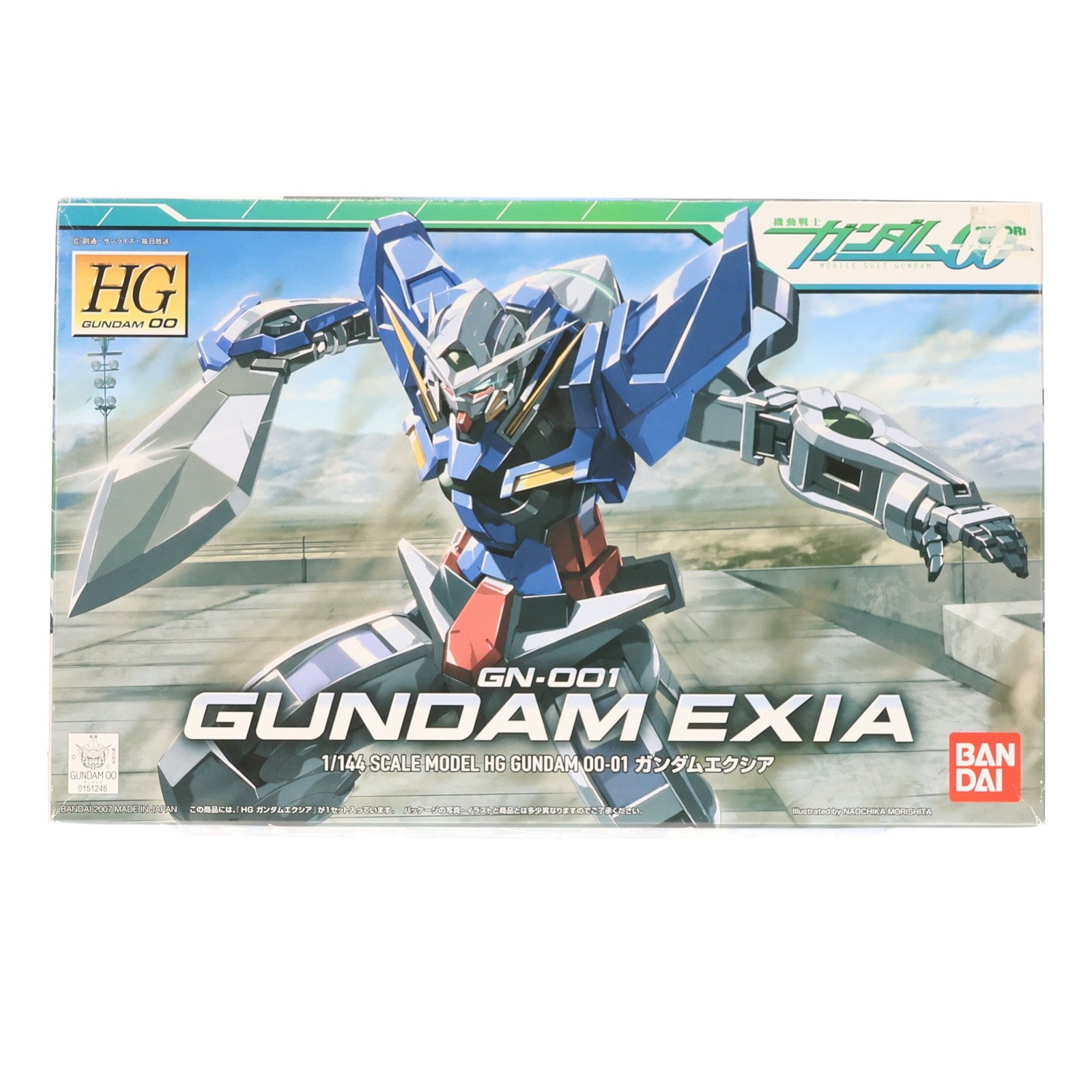 【中古即納】[PTM] HG 1/144 GN-001 ガンダムエクシア 機動戦士ガンダム00(ダブルオー) プラモデル(0151246) バンダイ(20181110)