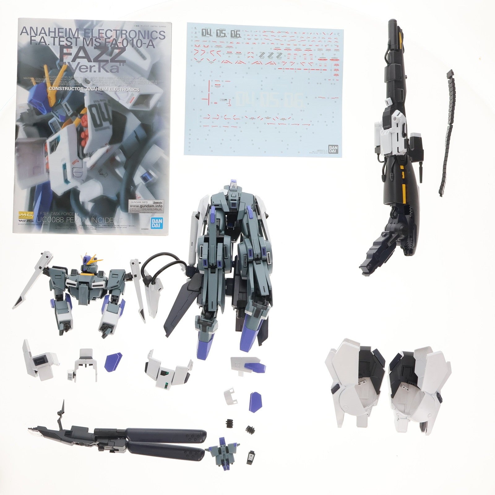 【中古即納】[PTM] (再販) MG 1/100 FAZZ(ファッツ) Ver.Ka ガンダム・センチネル プラモデル(5058880) バンダイスピリッツ(20251101)