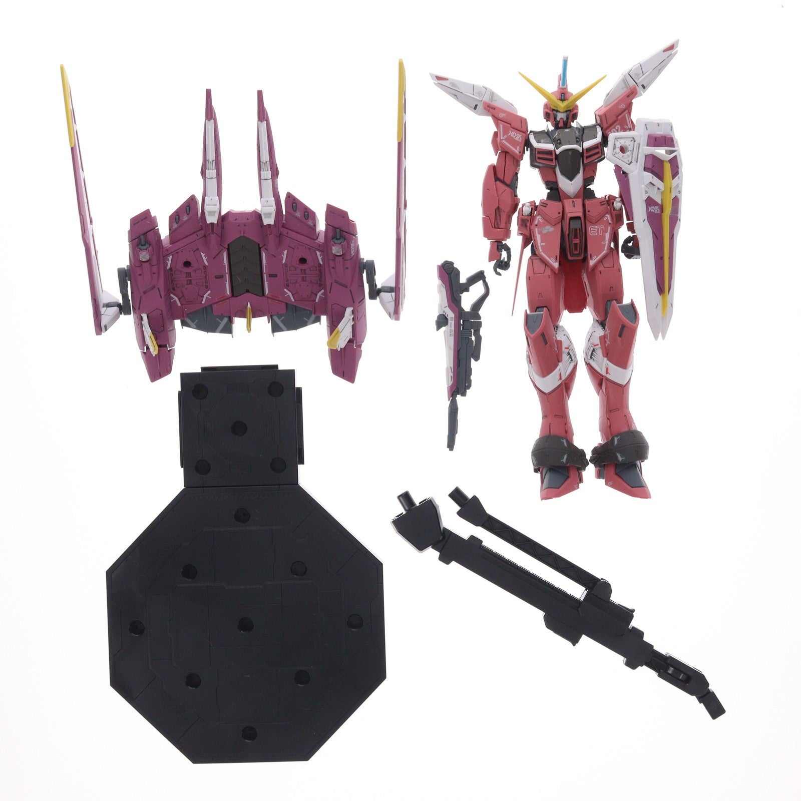 【中古即納】[PTM] MG 1/100 ZGMF-X09A ジャスティスガンダム 機動戦士ガンダムSEED(シード) プラモデル バンダイ(20180324)