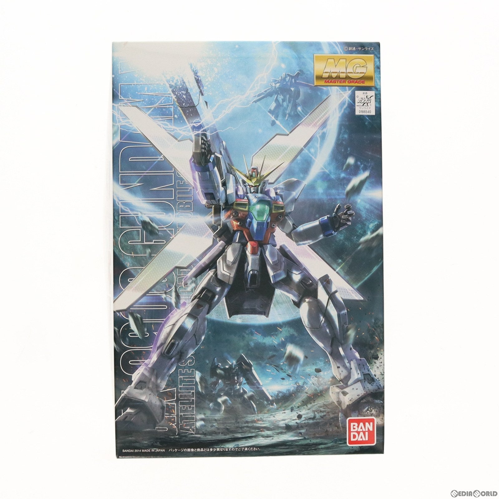 【中古即納】[PTM] MG 1/100 GX-9900 ガンダムX 機動新世紀ガンダムX プラモデル(0186540) バンダイ(20140131)