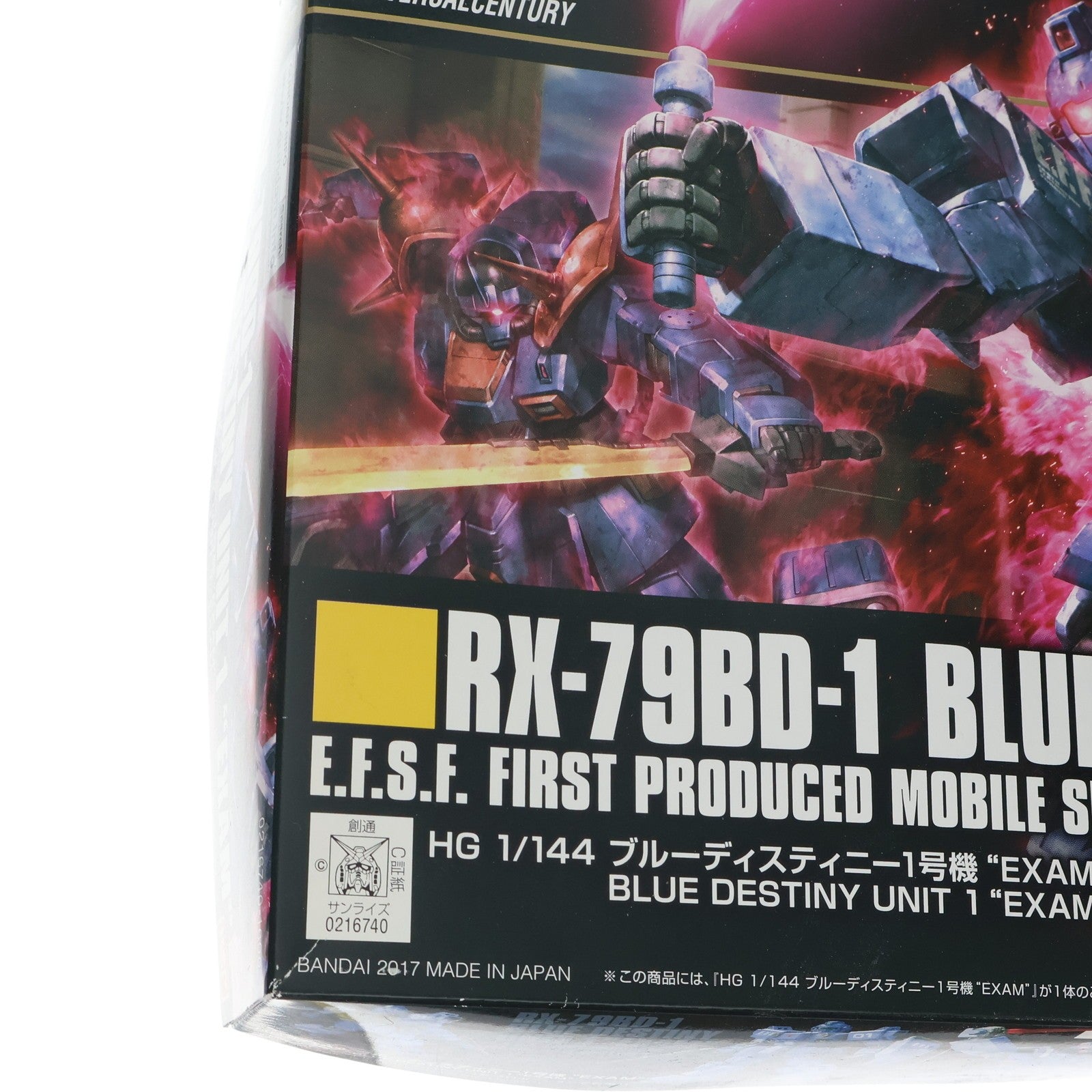 【中古即納】[PTM] HGUC 1/144 RX-79BD-1 ブルーディスティニー1号機 EXAM(エグザム) 機動戦士ガンダム外伝 THE BLUE DESTINY(ザ ブルー ディスティニー) プラモデル バンダイ(20180629)