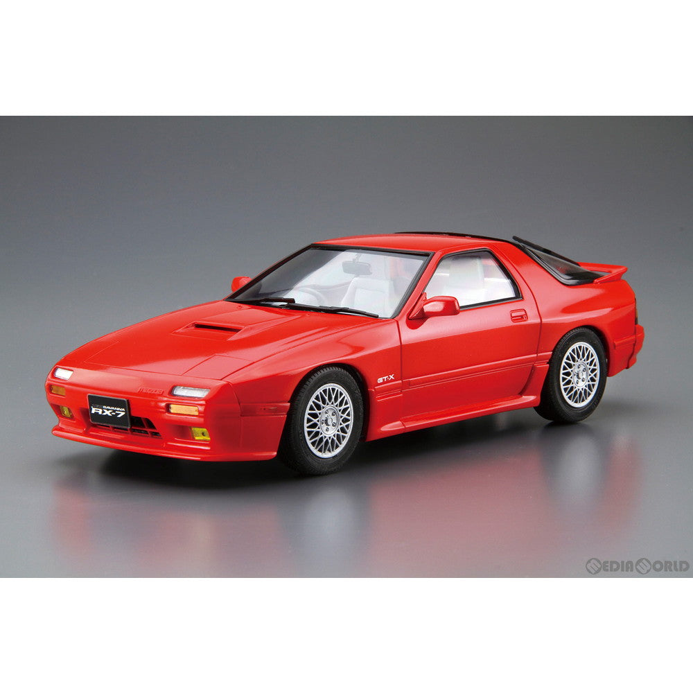 【中古即納】[PTM] ザ・モデルカー No.64 1/24 マツダ FC3S サバンナRX-7 '89 プラモデル(063651) アオシマ(20211117)