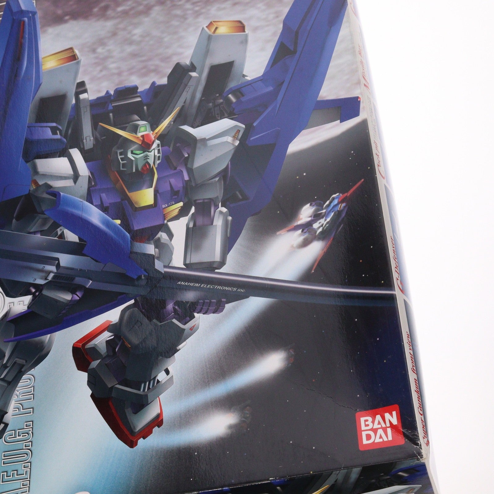 【中古即納】[PTM] MG 1/100 FXA-05D + RX-178 スーパーガンダム 反地球連邦政府組織(エゥーゴ) 試作型モビルスーツ支援戦闘機装備型 機動戦士Zガンダム プラモデル(0071420) バンダイ(20170421)