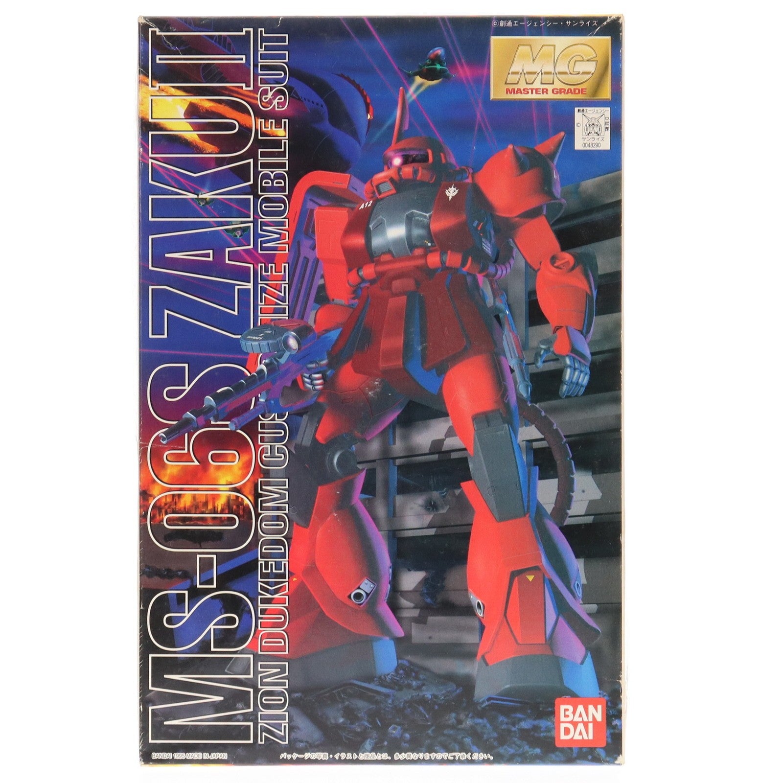 【中古即納】[PTM] MG 1/100 MS-06S シャア・アズナブル専用 ザクII 機動戦士ガンダム プラモデル(0048290) バンダイ(20170802)