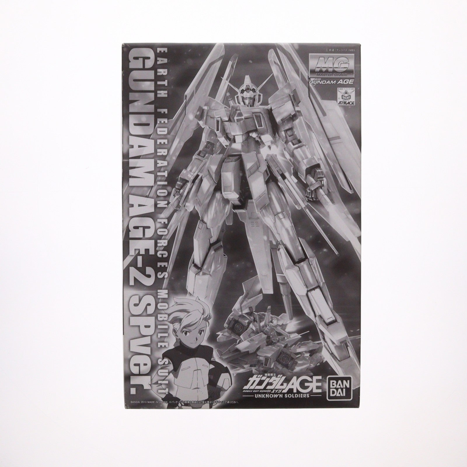【中古即納】[PTM] プレミアムバンダイ限定 MG 1/100 AGE-2 ガンダムAGE-2ノーマル 特務隊仕様 機動戦士ガンダムAGE(エイジ) UNKNOWN SOLDIERS プラモデル(0183670) バンダイ(20130930)