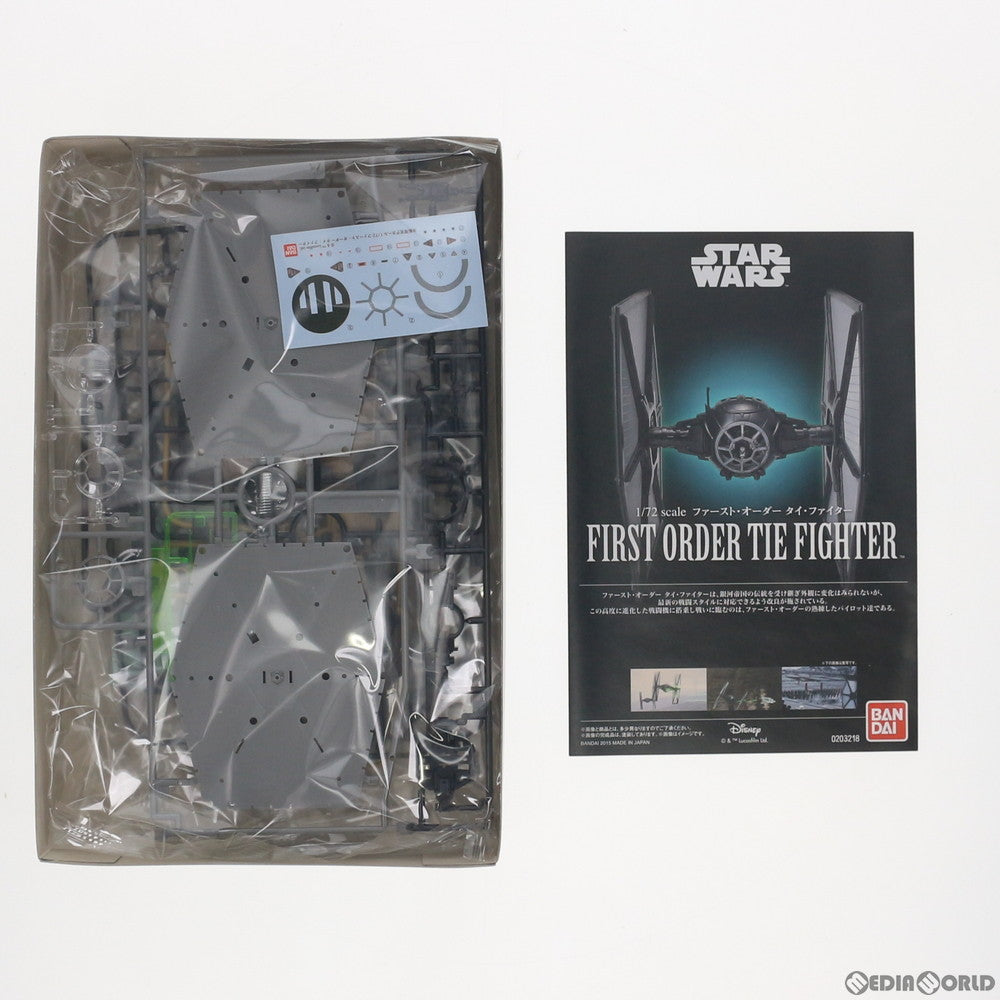 【中古即納】[PTM] 1/72 ファースト・オーダー タイ・ファイター スター・ウォーズ/フォースの覚醒 プラモデル バンダイ(20151225)