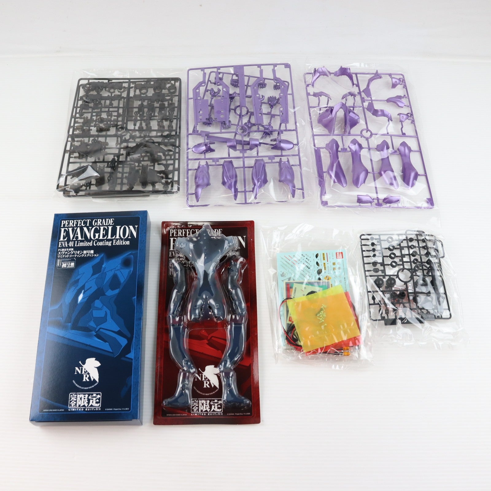 【中古即納】[PTM] クリアポスター付属 PG限定生産版 1/60 エヴァンゲリオン初号機 リミテッドコーティングエディション 新世紀エヴァンゲリオン プラモデル(0143433) バンダイ(20060709)