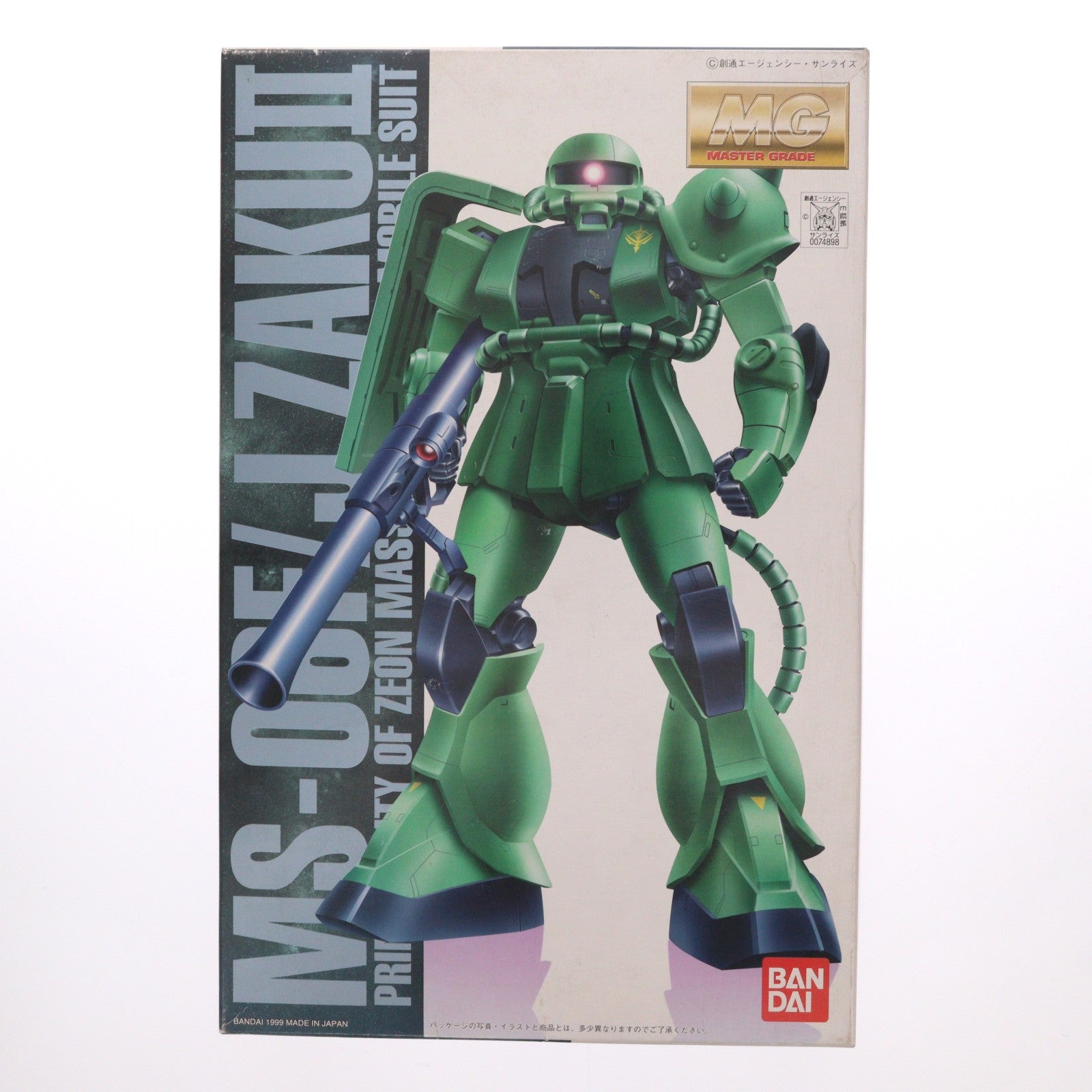 【中古即納】[PTM] MG 1/100 MS-06F/J ザクII コーティングバージョン 機動戦士ガンダム プラモデル(0074898) バンダイ(20000131)