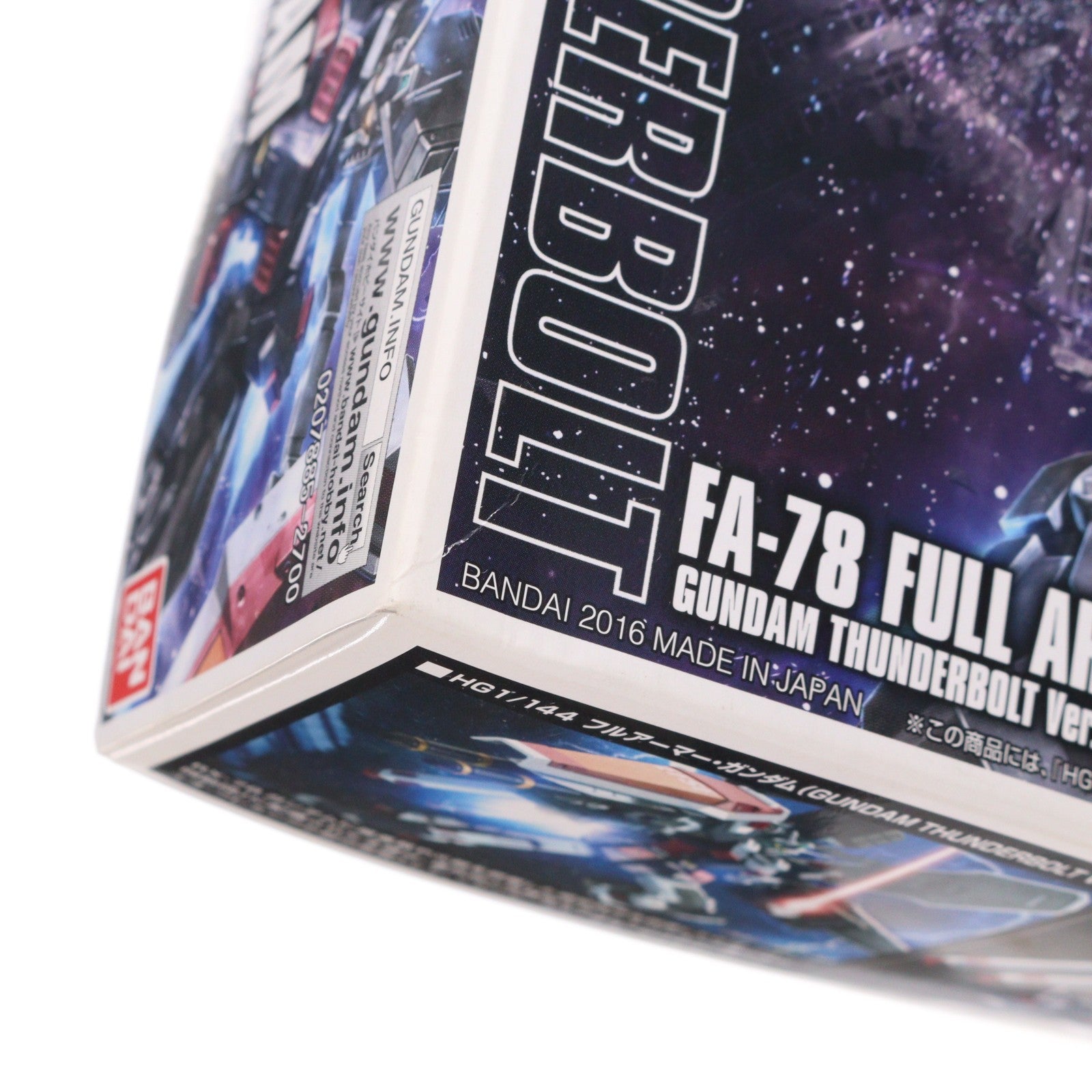 【中古即納】[PTM] HG 1/144 FA-78 フルアーマー・ガンダム(GUNDAM THUNDERBOLT Ver.) 機動戦士ガンダム サンダーボルト プラモデル(0207885) バンダイ(20160430)