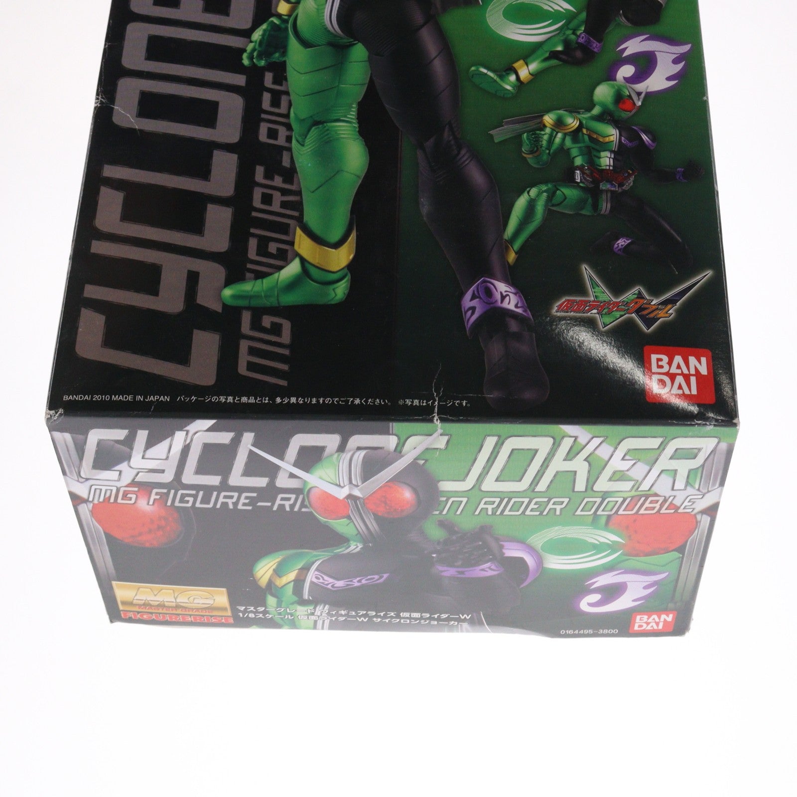 【中古即納】[PTM] MG FIGURE-RISE(フィギュアライズ) 1/8 仮面ライダーW サイクロンジョーカー プラモデル(0164495) バンダイ(20100831)