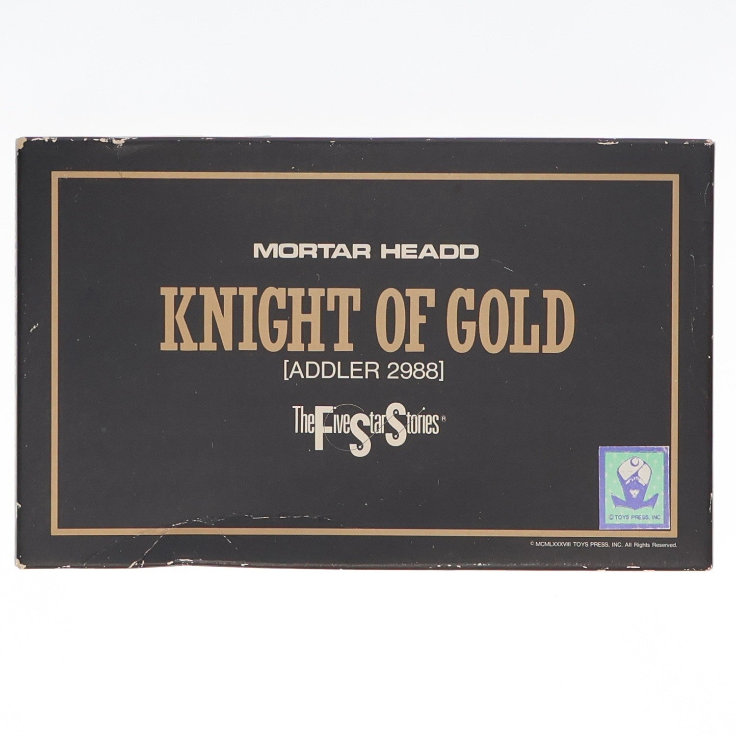 【中古即納】[PTM] 1/144 MORTAR HEADD KNIGHT OF GOLD ADDLER 2988(モーターヘッド ナイト・オブ・ゴールド アドラー 2988) ファイブスター物語 シリーズNo.9 ガレージキット プラモデル ウェーブ(WAVE)(19991231)