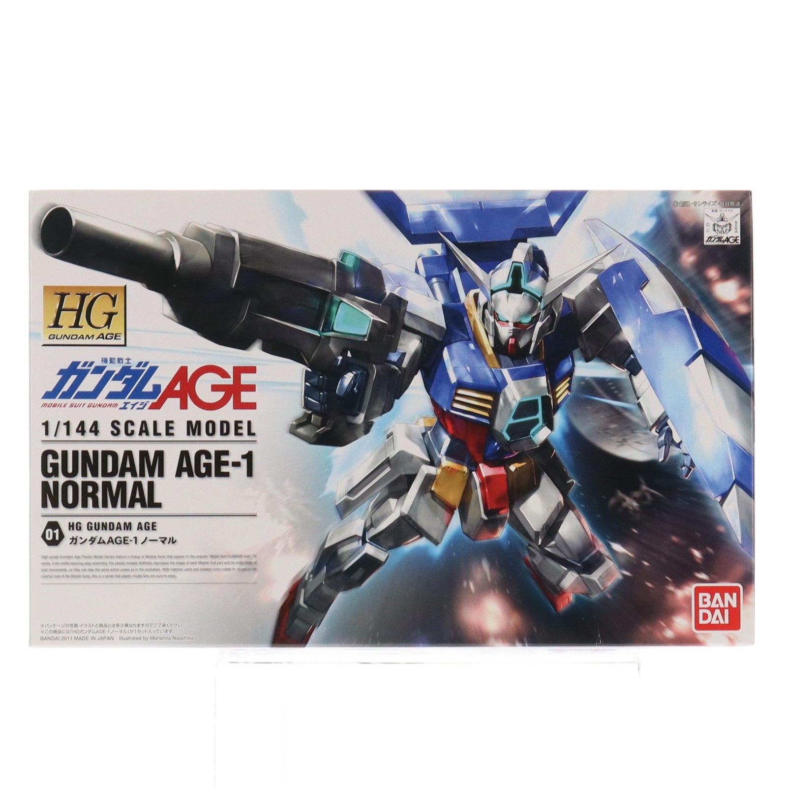 【中古即納】[PTM] HG 1/144 ガンダムAGE-1 ノーマル 機動戦士ガンダムAGE(エイジ) プラモデル(171062) バンダイ(20171129)