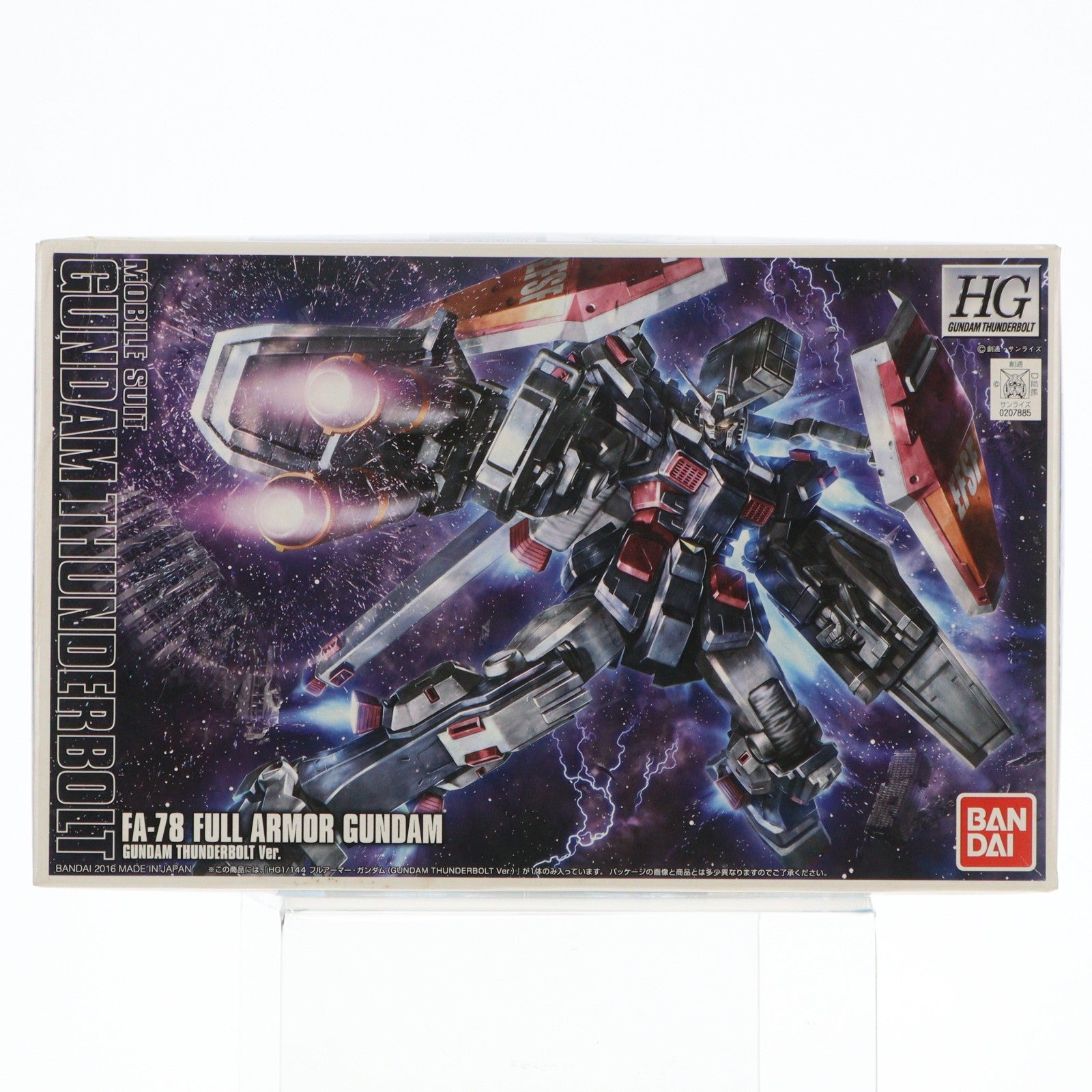 【中古即納】[PTM] HG 1/144 FA-78 フルアーマー・ガンダム(GUNDAM THUNDERBOLT Ver.) 機動戦士ガンダム サンダーボルト プラモデル(0207885) バンダイ(20160430)